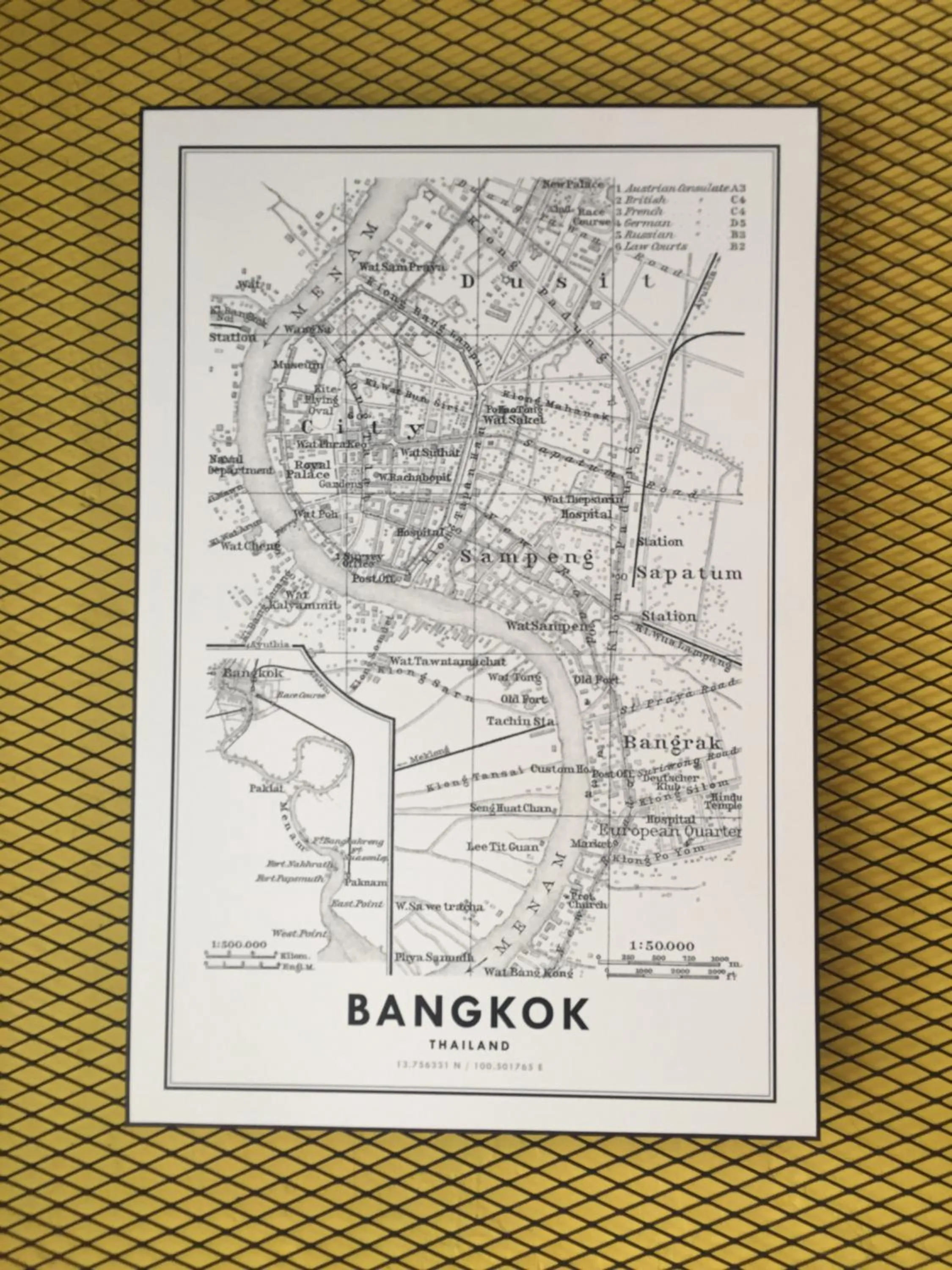 Decorative detail in Private Stay Hostel