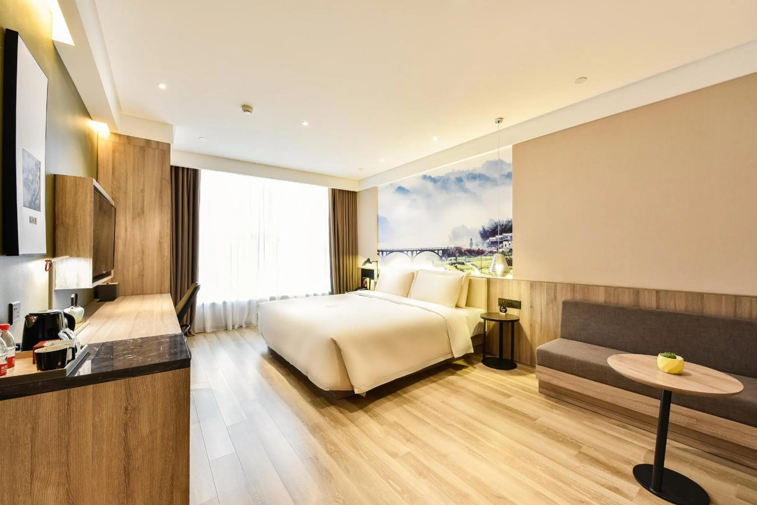 Photo of the whole room, Bed in Atour Hotel Capital Airport Beijing