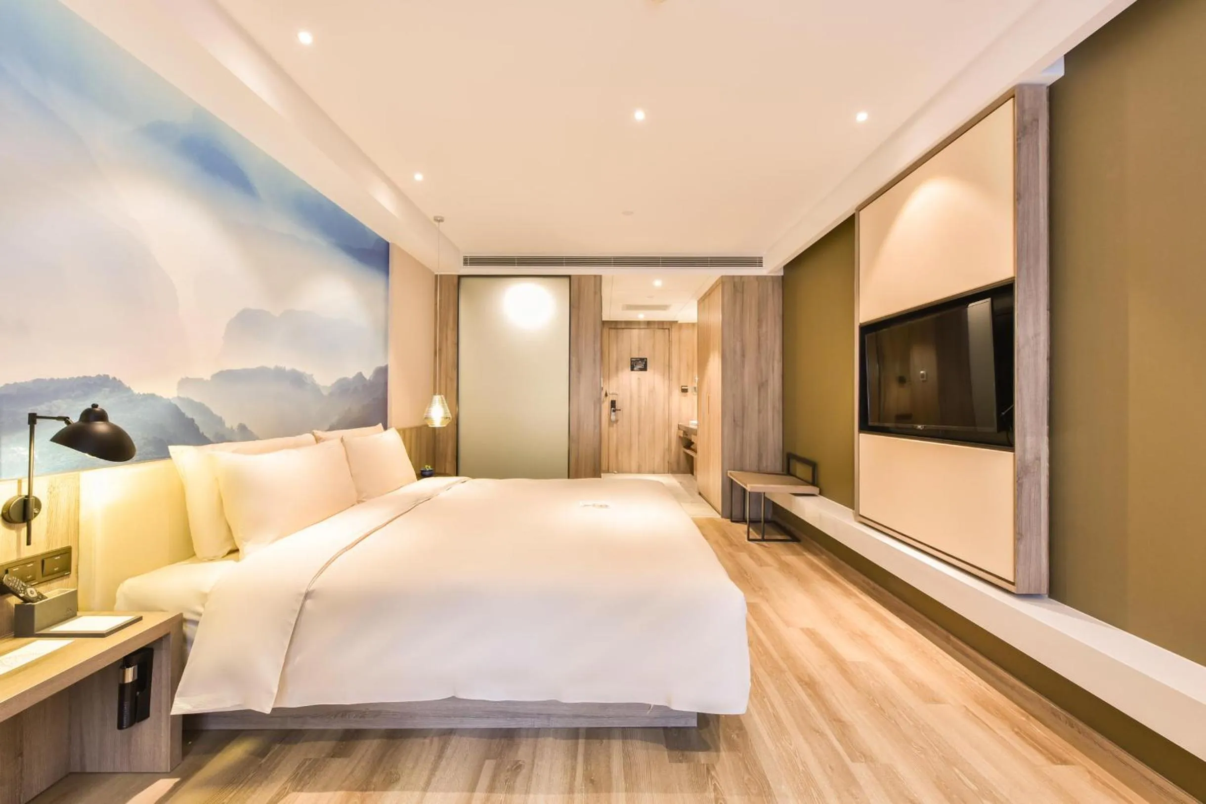 Bedroom, Bed in Atour Hotel Capital Airport Beijing