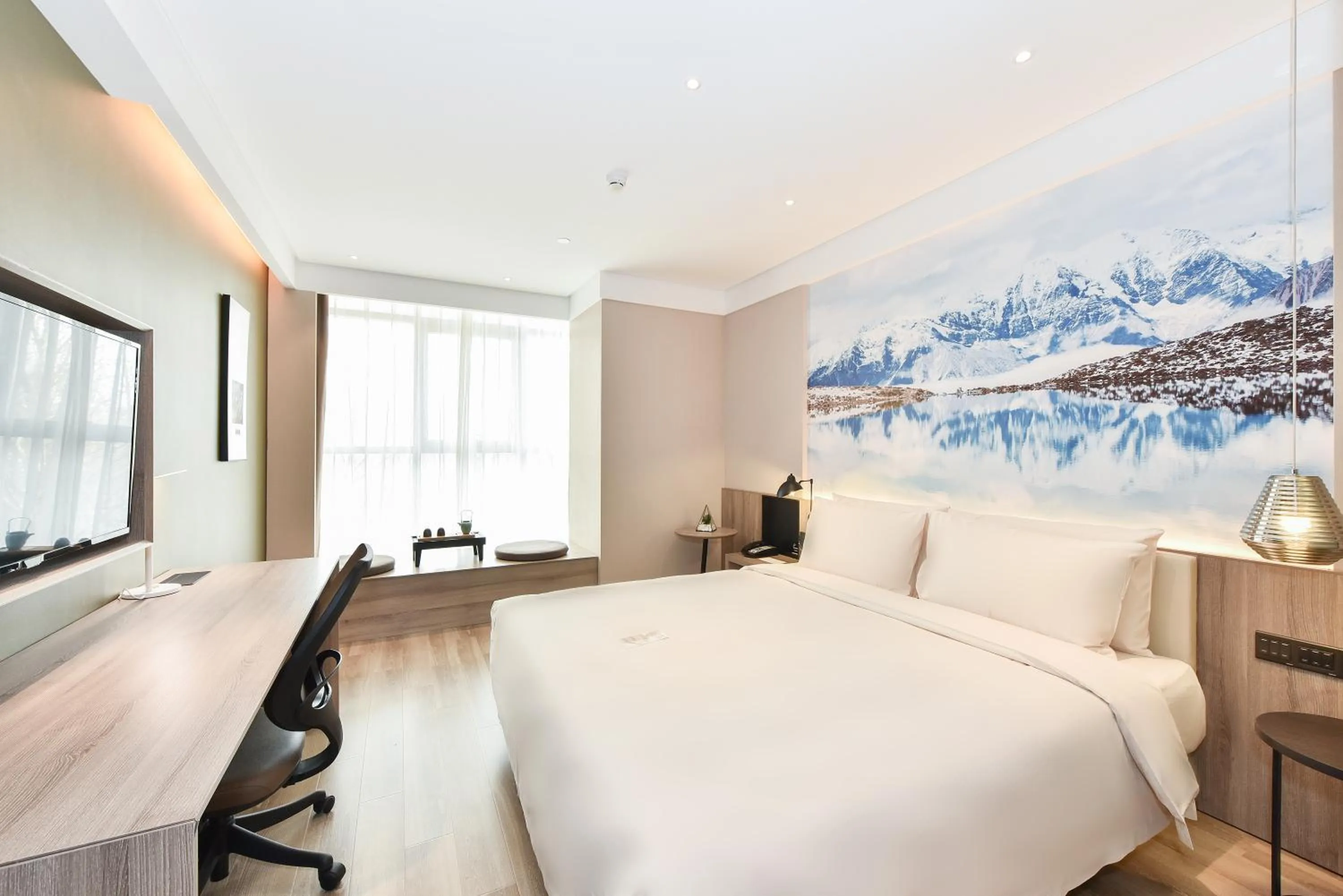 Photo of the whole room, Bed in Atour Hotel Capital Airport Beijing