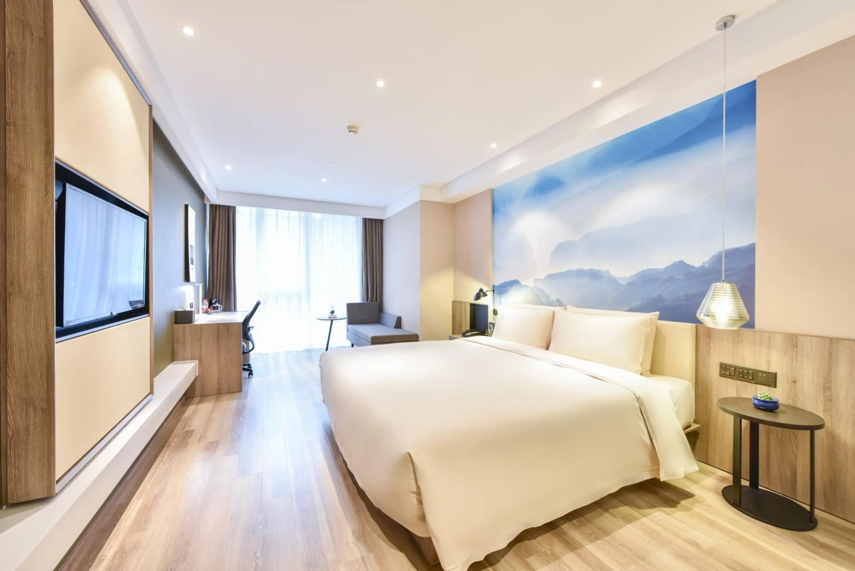 Photo of the whole room, Bed in Atour Hotel Capital Airport Beijing
