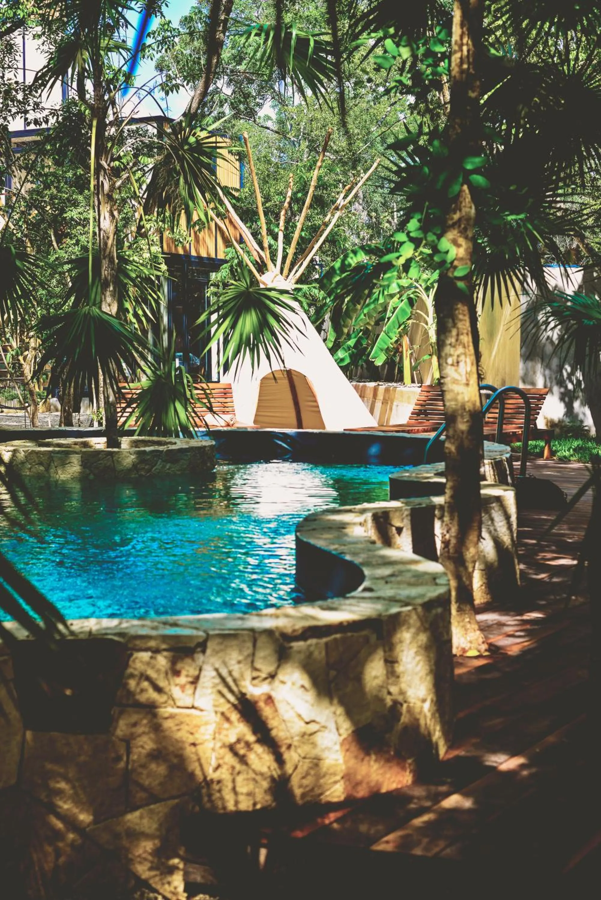 Swimming pool in Bufo Alvarius