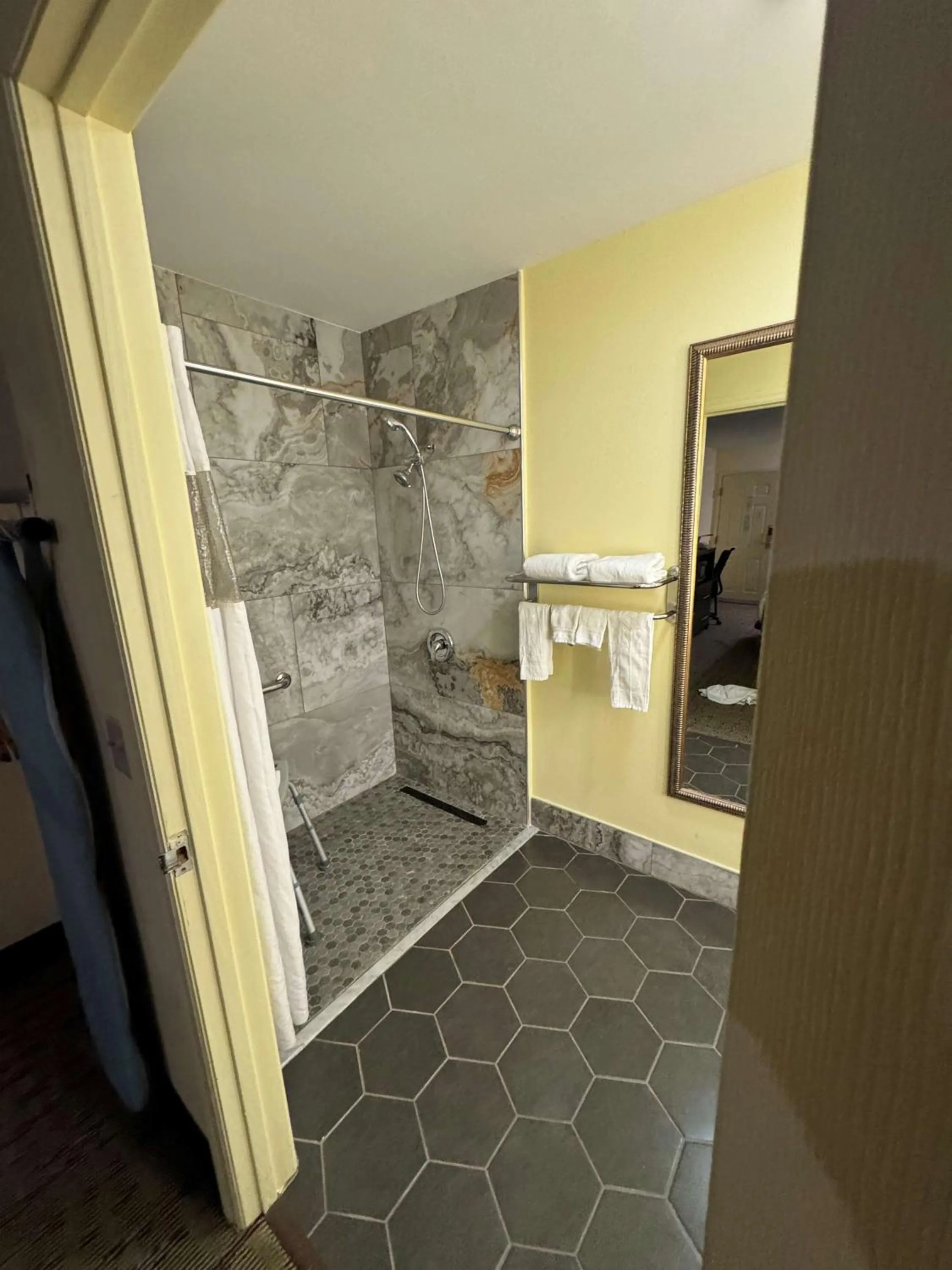 Bathroom in SureStay Hotel by Best Western Manning