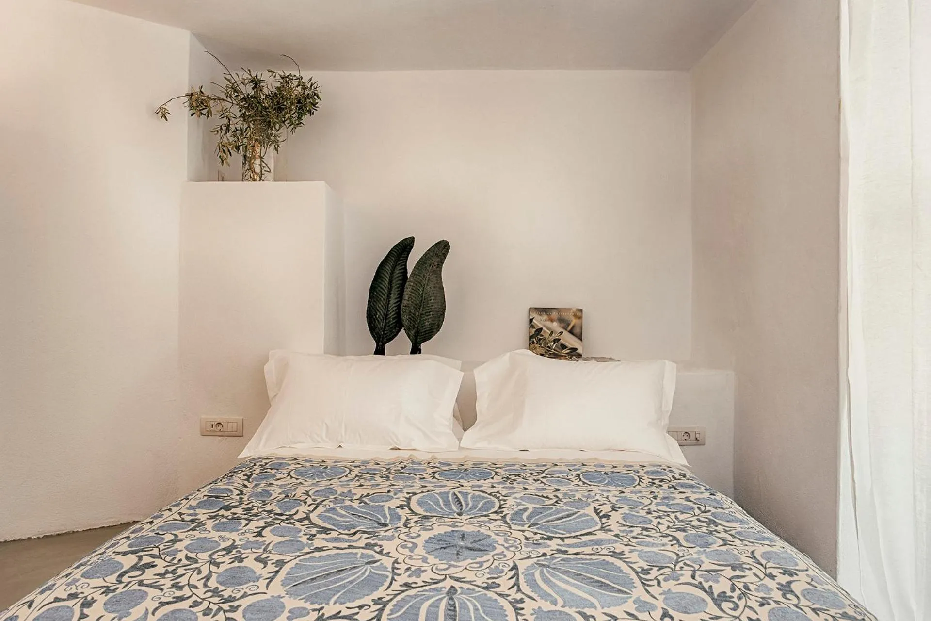 Bed in Casita Casita Lindos - Adults Only