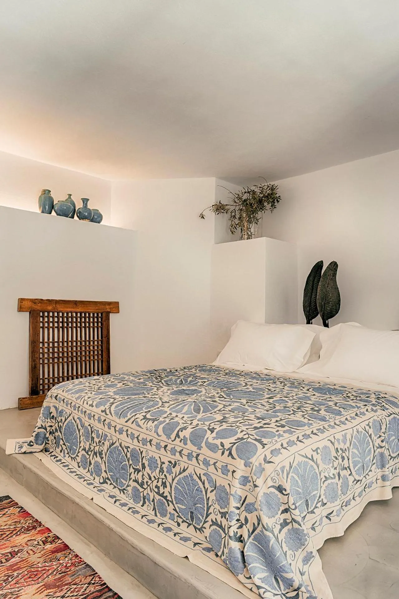 Bed in Casita Casita Lindos - Adults Only