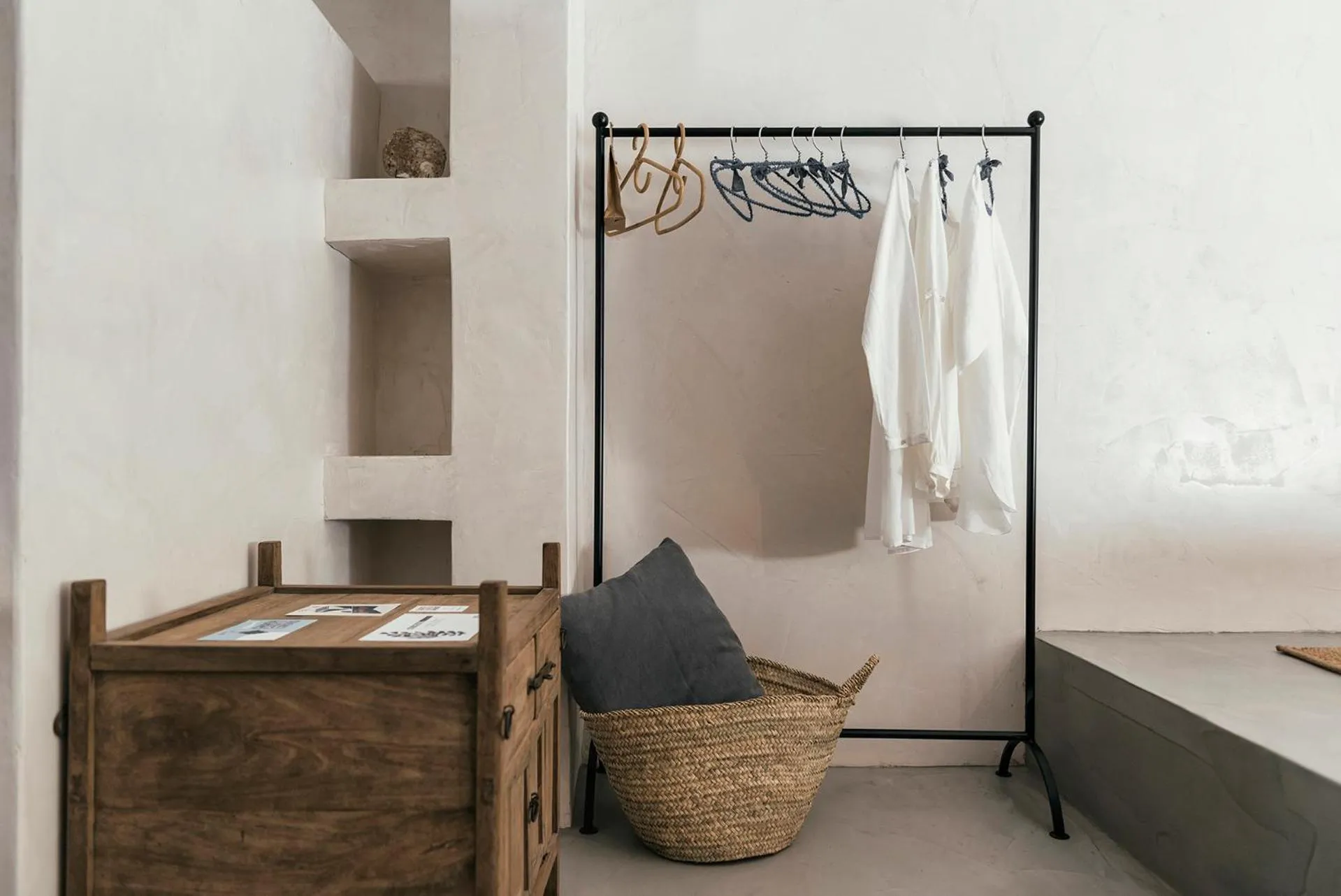 Living room, Bed in Casita Casita Lindos - Adults Only