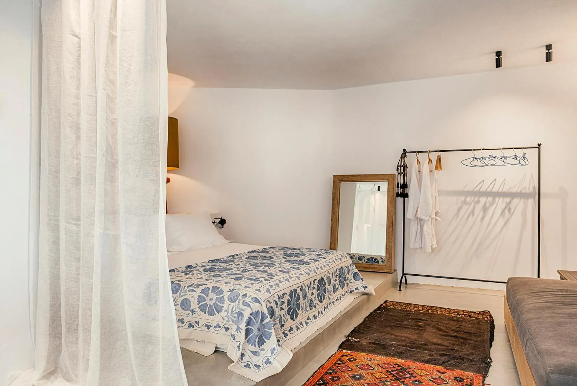 Bed in Casita Casita Lindos - Adults Only