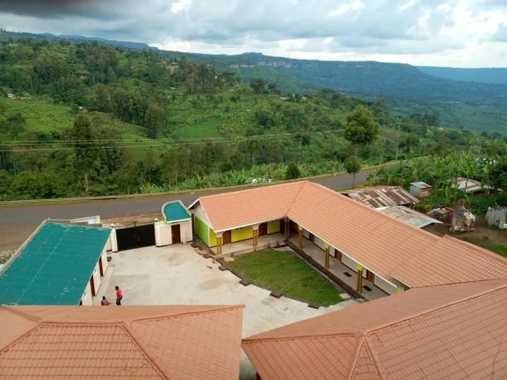 Bird's eye view in Sipi Traveller's Lodge