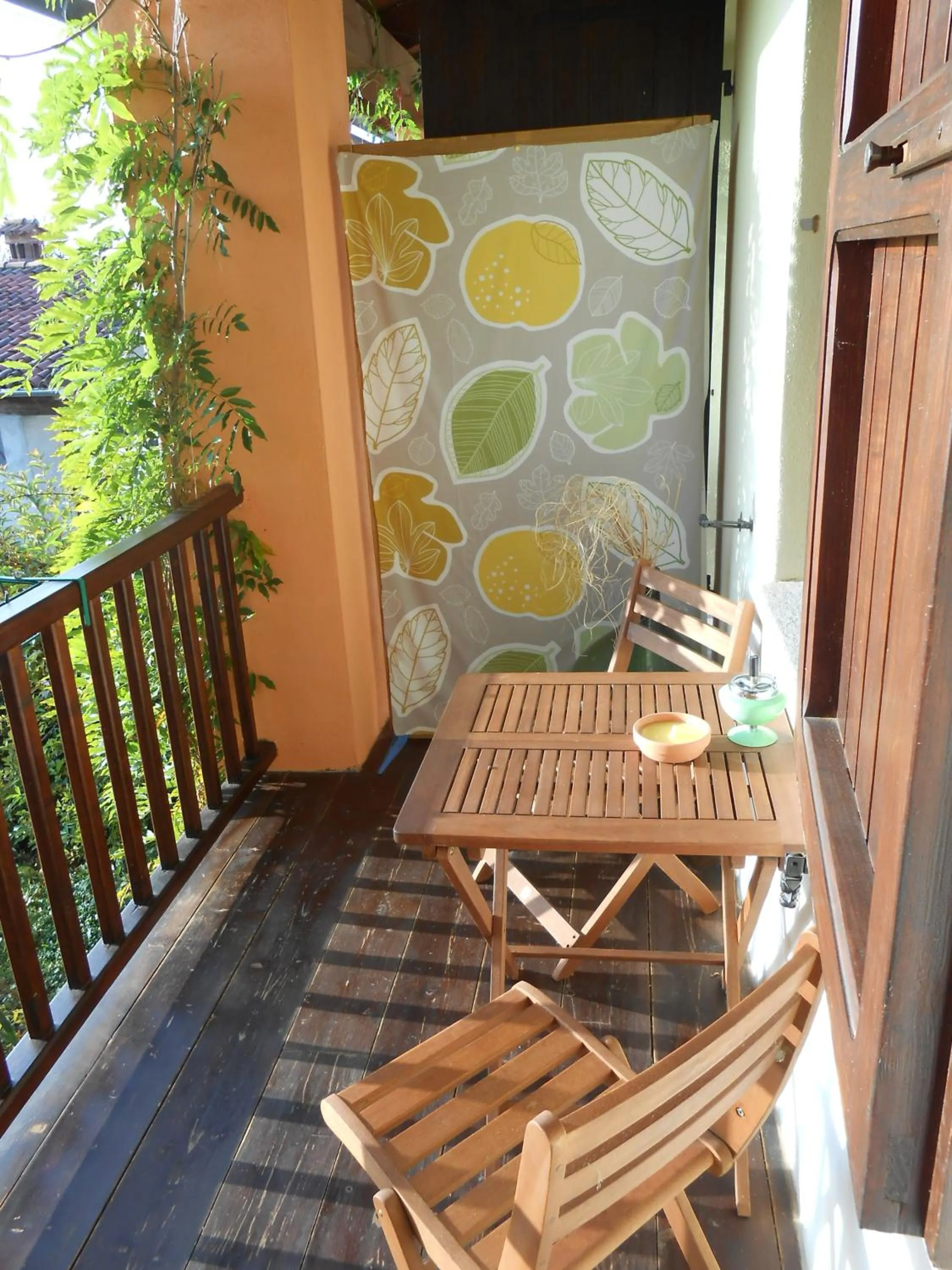 Balcony/Terrace in B&B La Coccinella Biologico