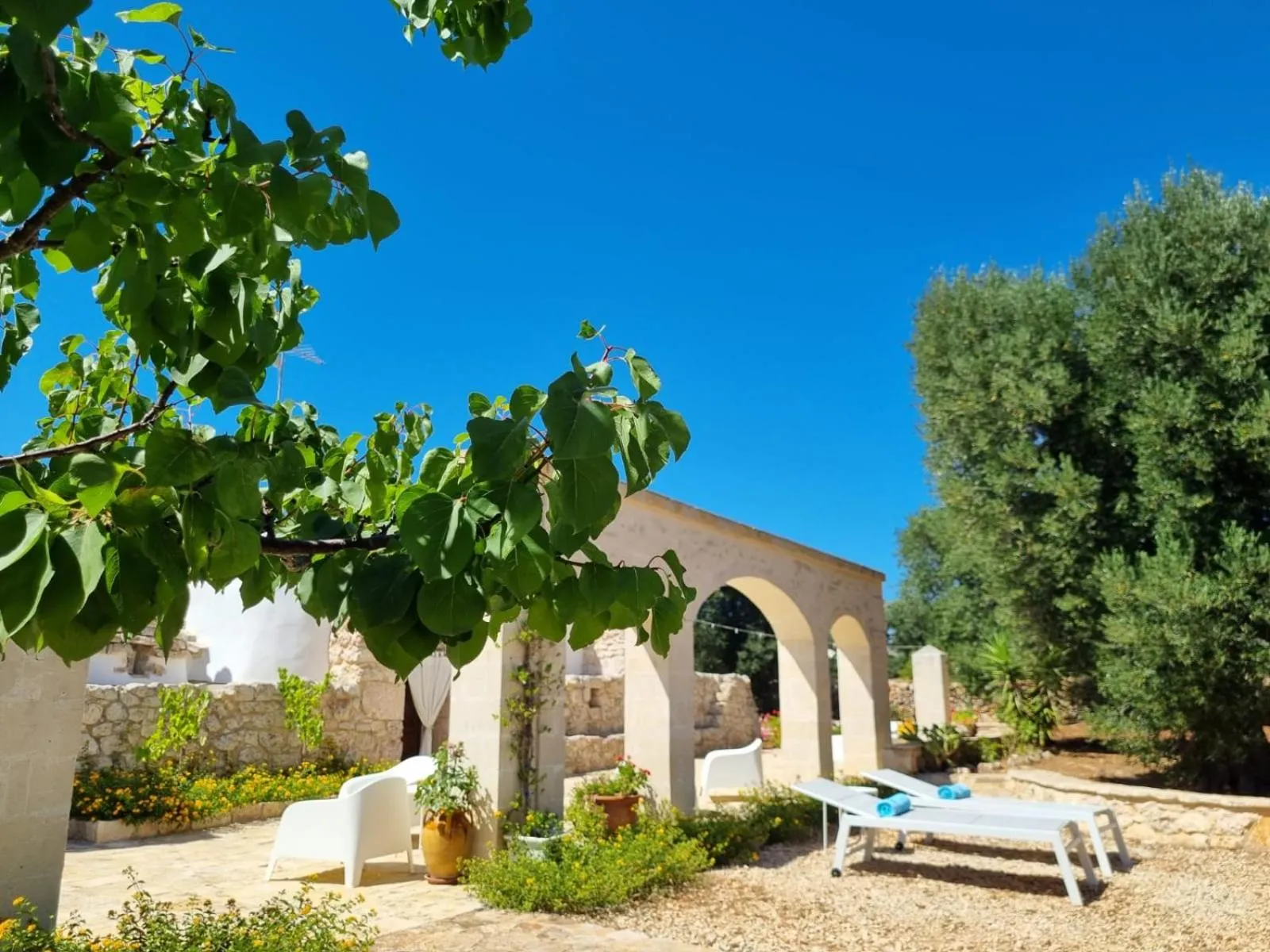 Garden view in Trulli Di Spinaruta