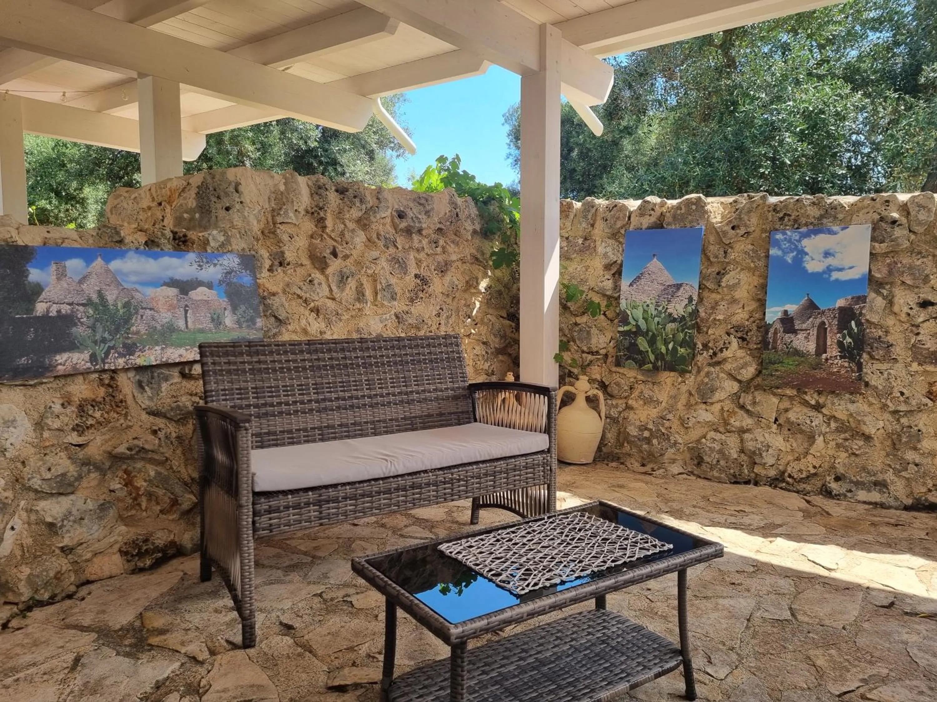 Patio in Trulli Di Spinaruta