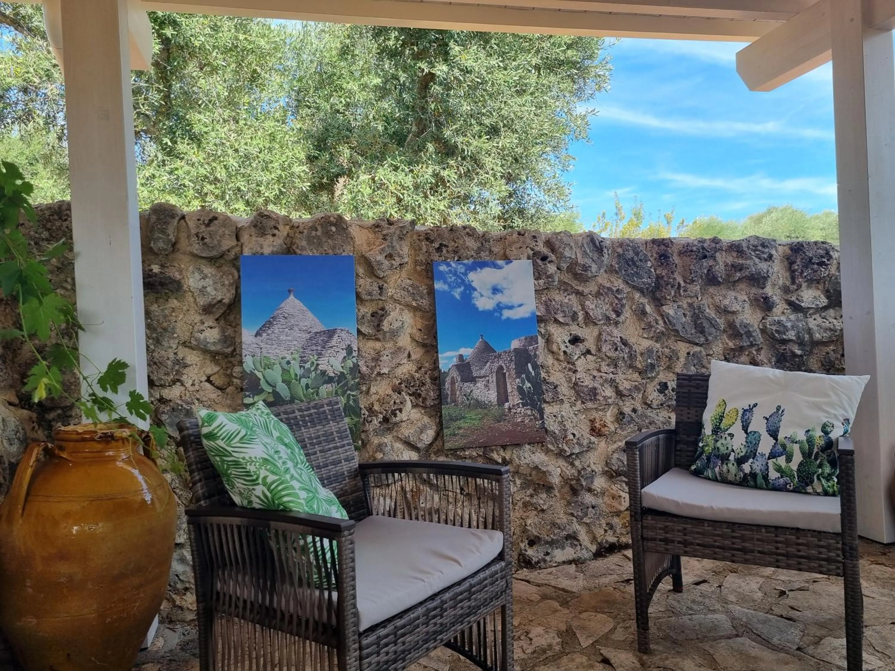 Patio in Trulli Di Spinaruta