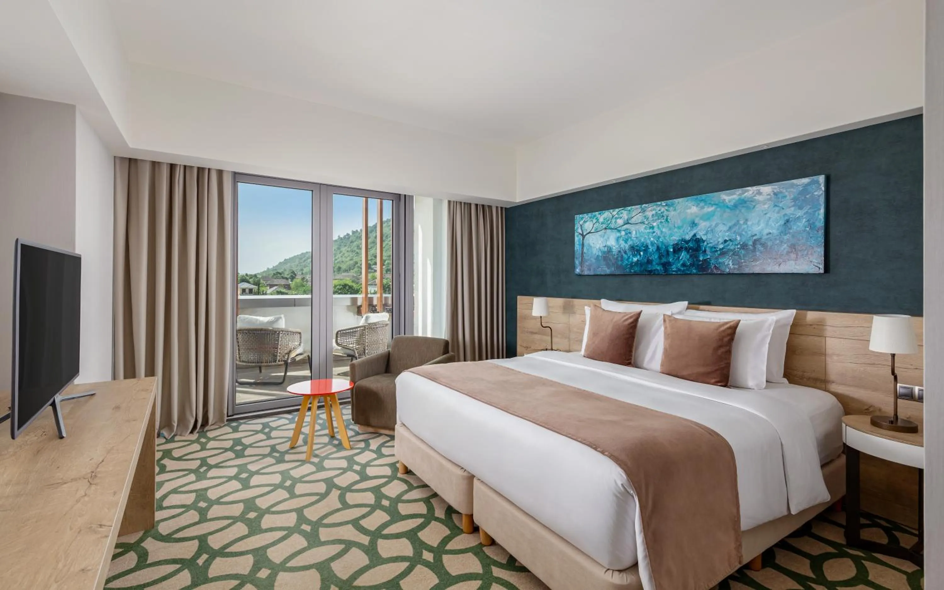 Photo of the whole room, Bed in Lankaran Springs Wellness Resort