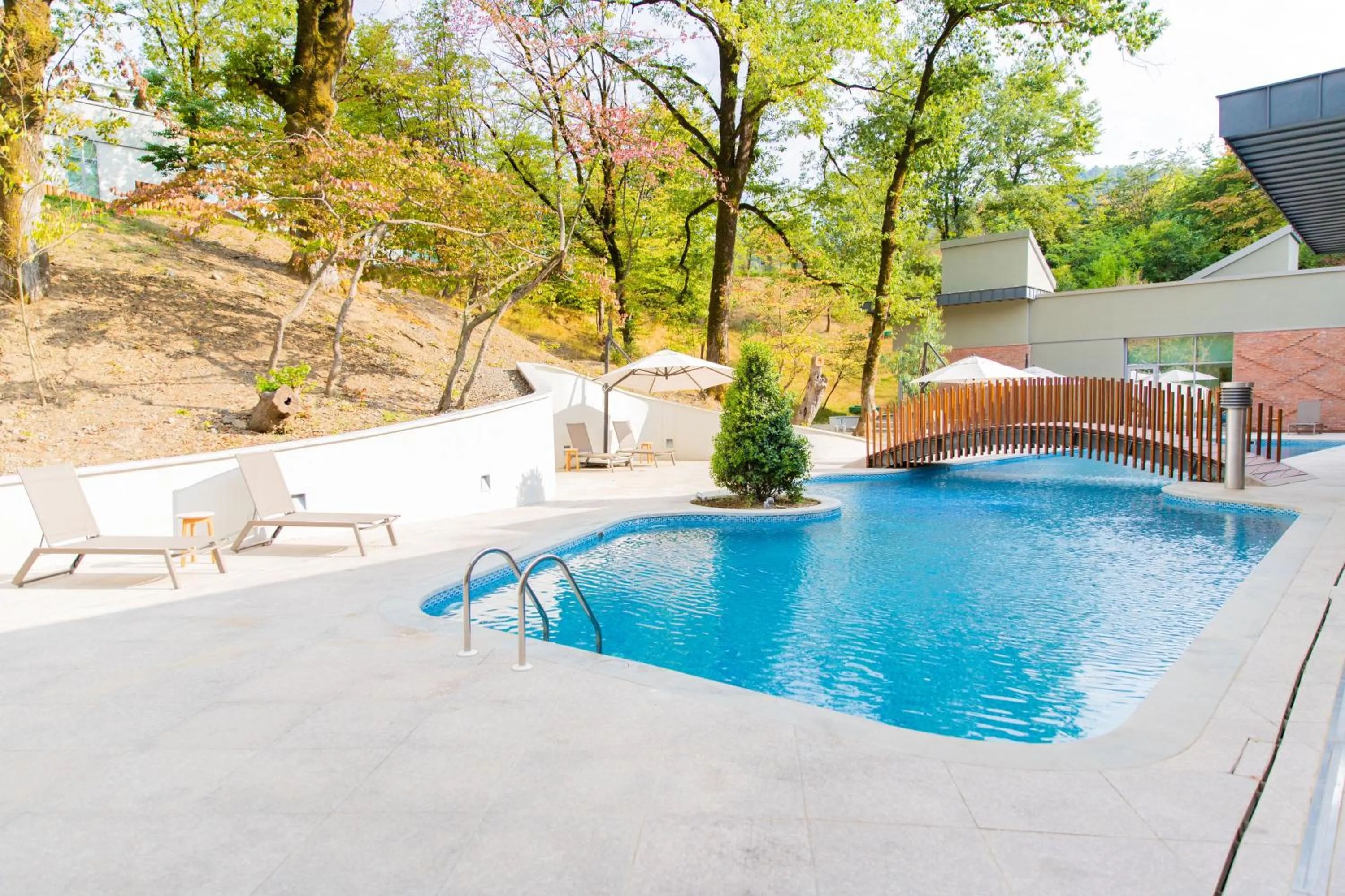 Swimming pool in Lankaran Springs Wellness Resort