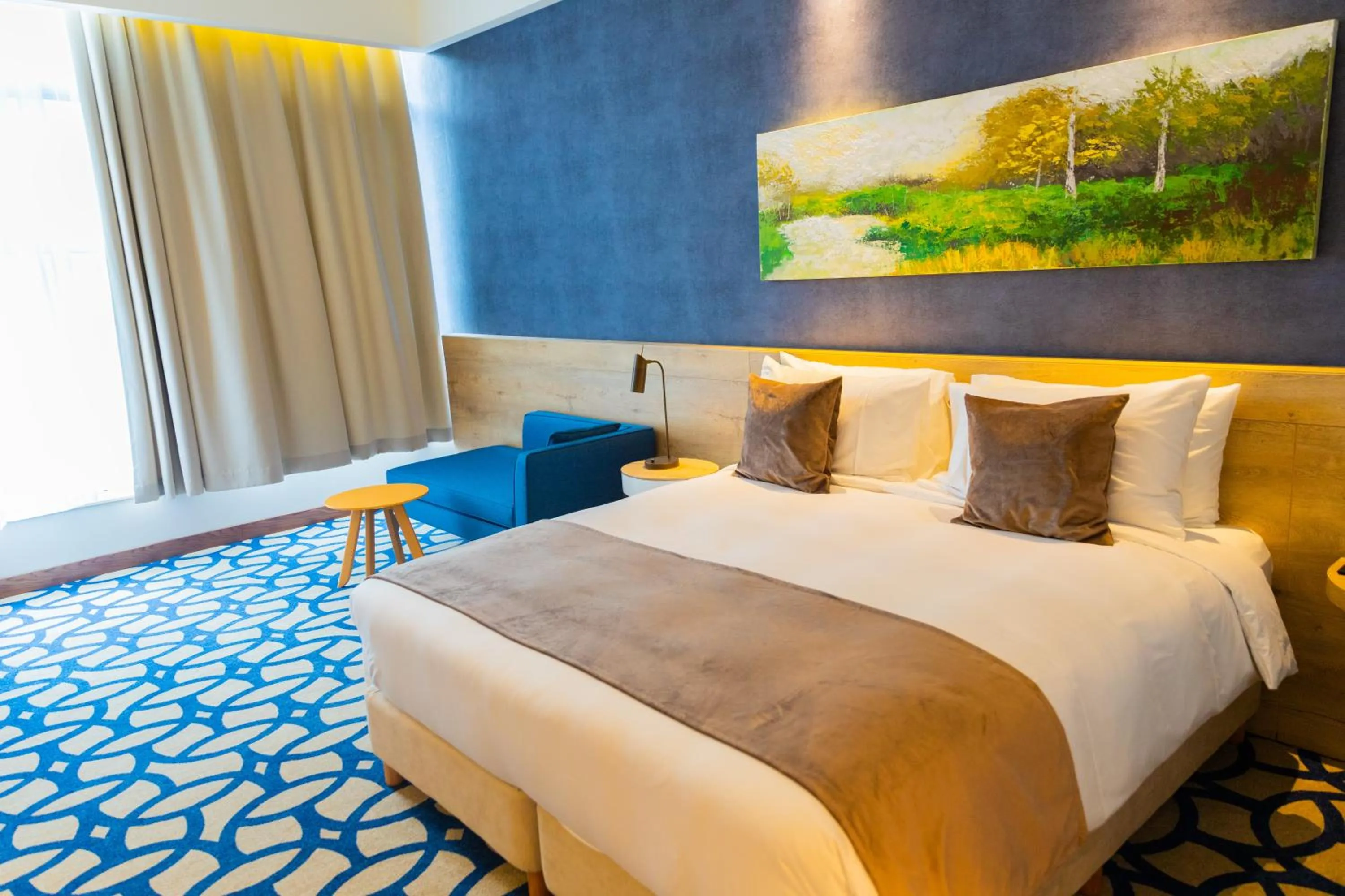 Bed in Lankaran Springs Wellness Resort