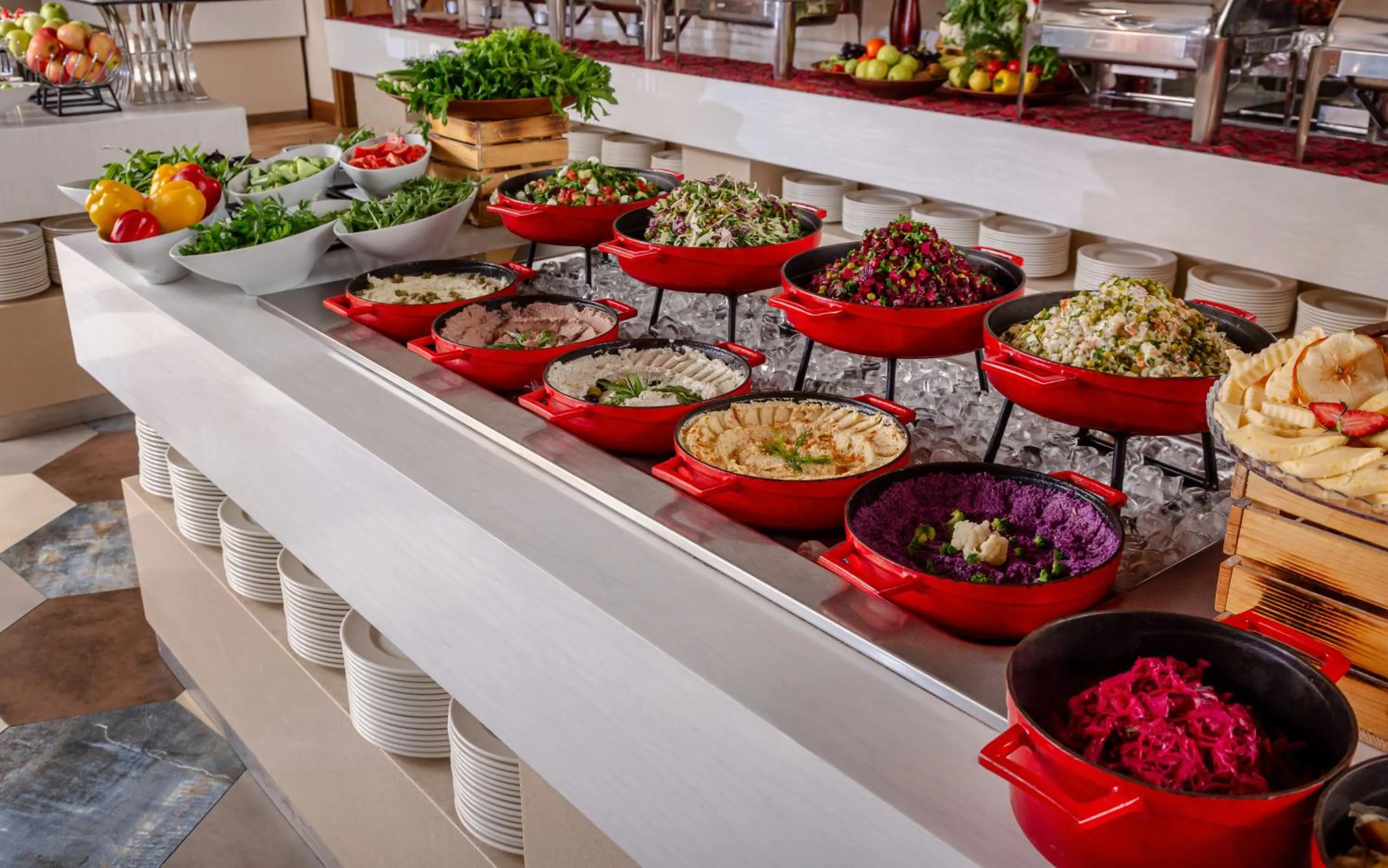 Lunch in Lankaran Springs Wellness Resort