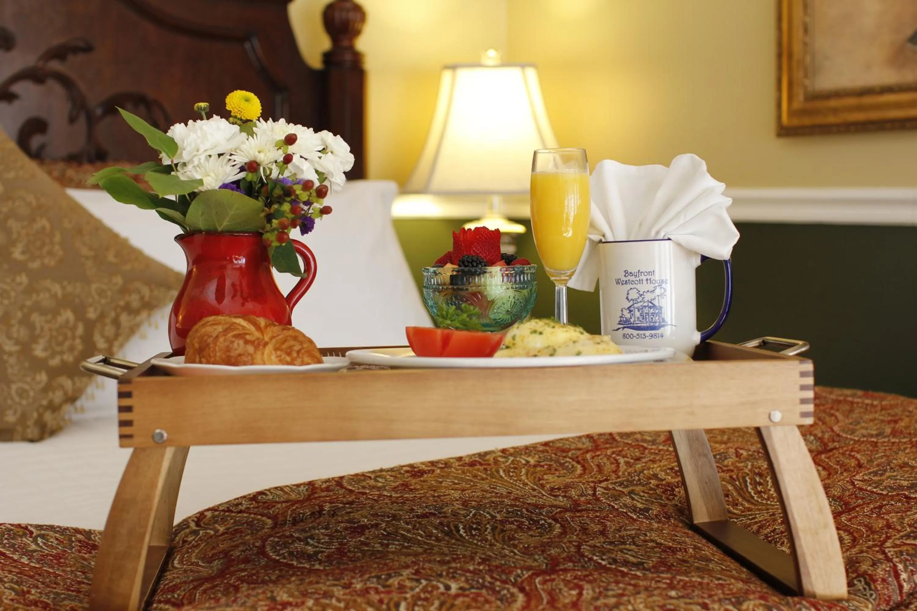 Food close-up in Bayfront Westcott House Bed & Breakfast