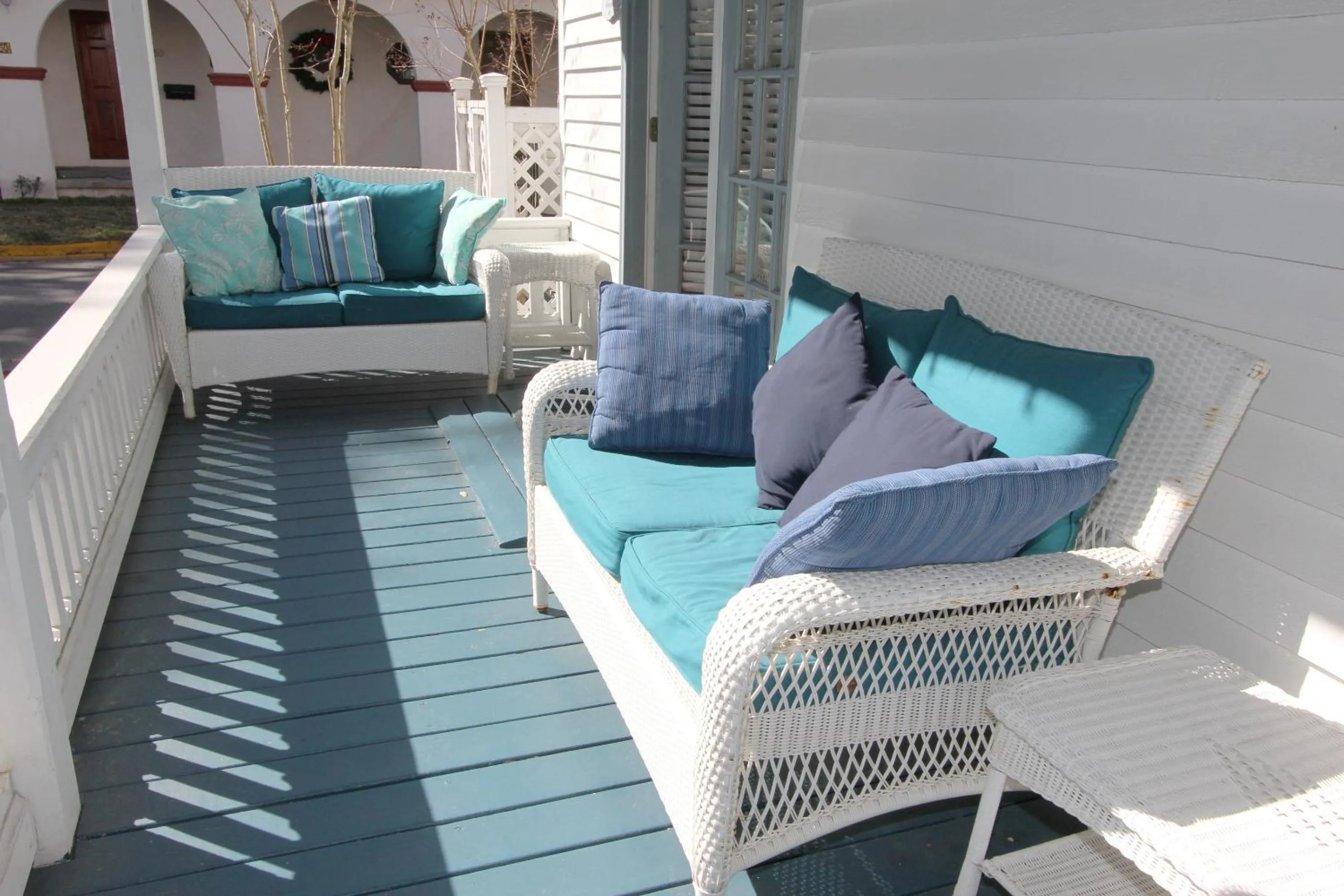 Patio in Bayfront Westcott House Bed & Breakfast