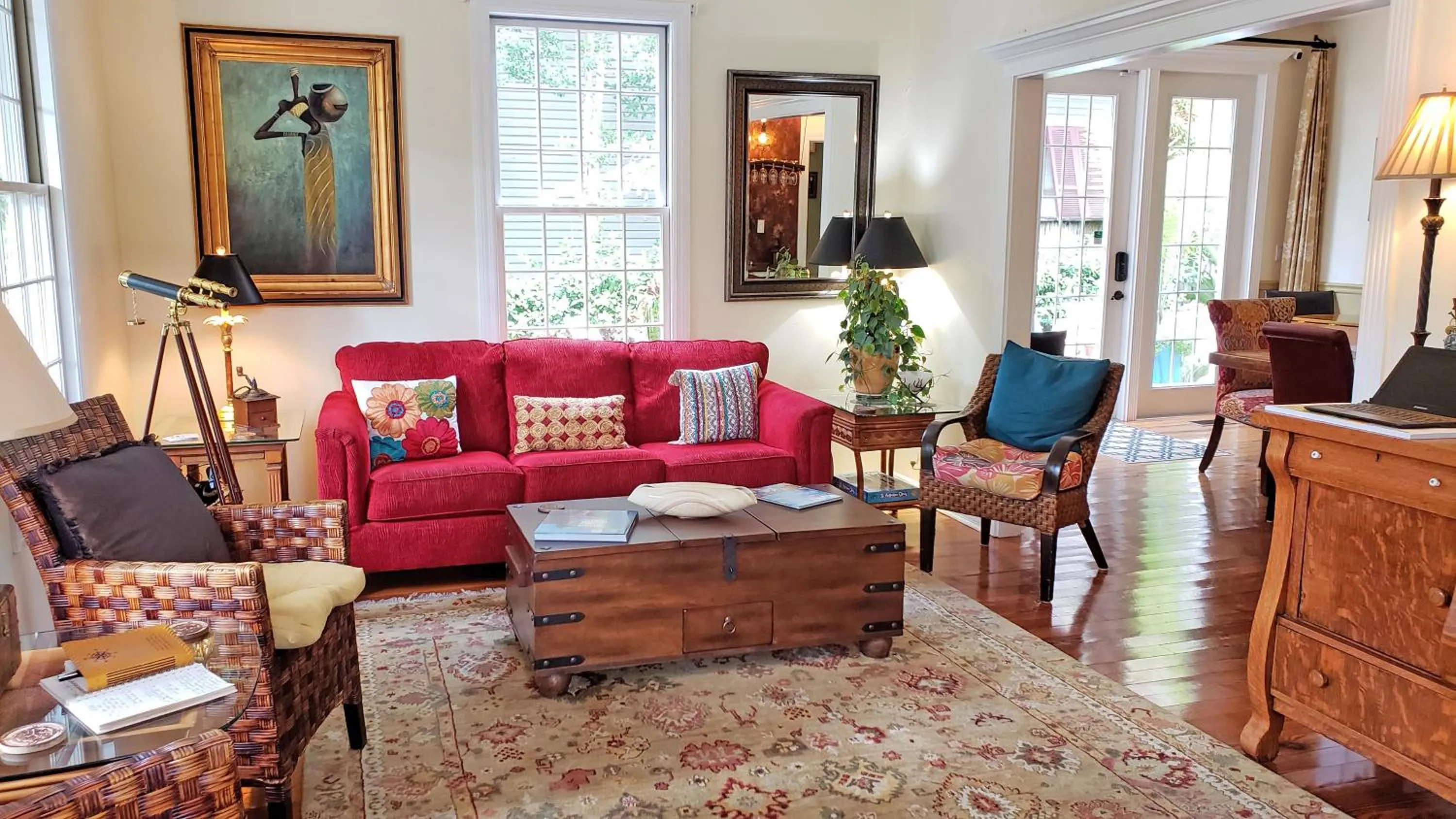 Living room in At Journey's End