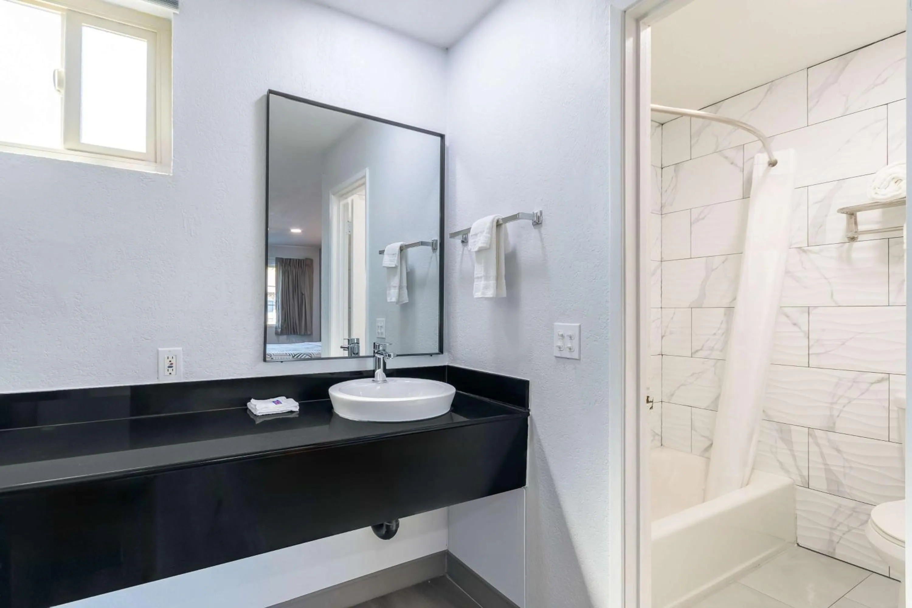 Bathroom in Motel 6-Willows, CA