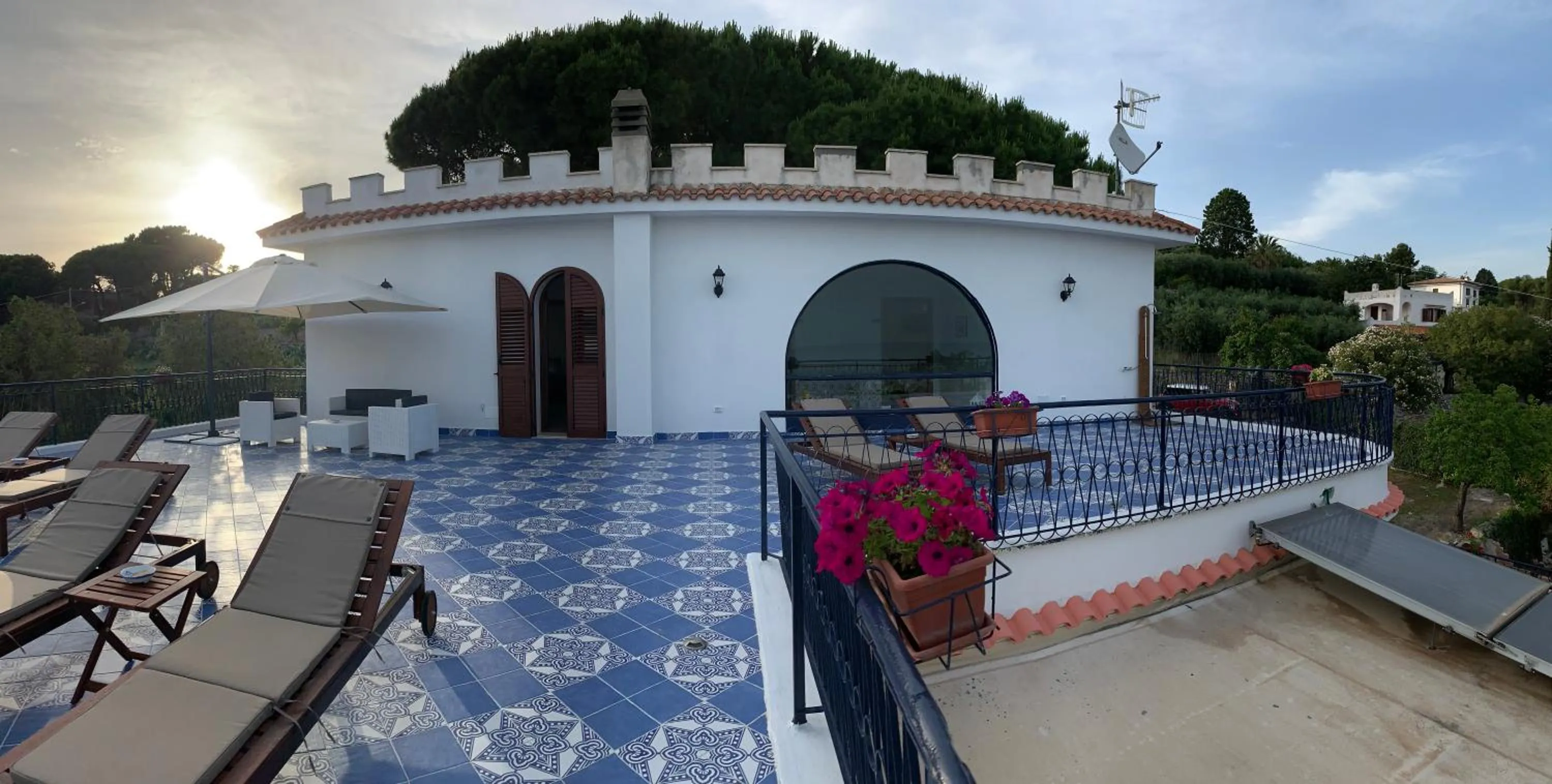 Patio in Gli archi sul mare