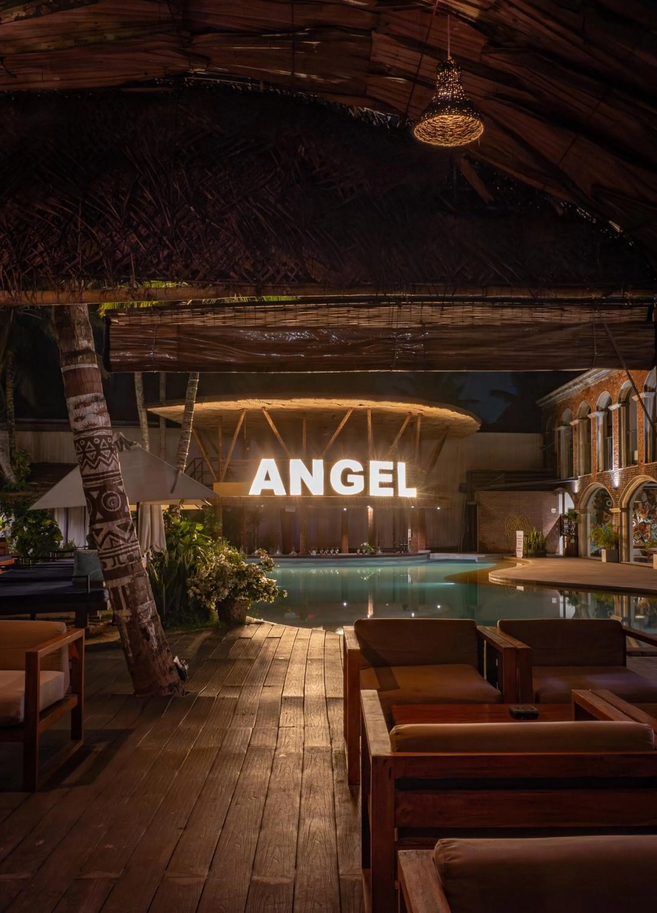 Pool view in Angel Beach Unawatuna