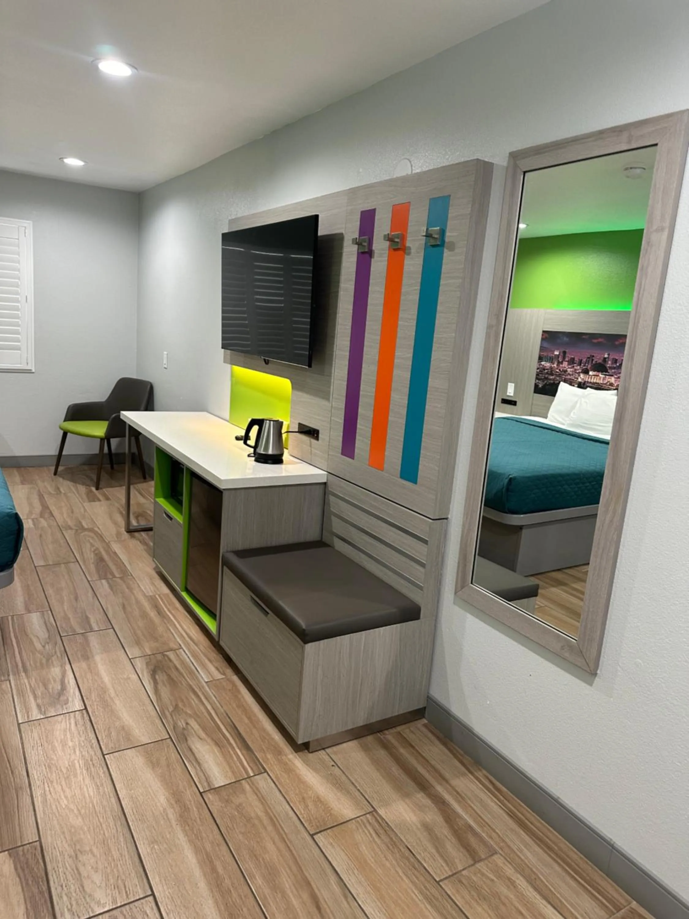 Bed in Garden Inn San Gabriel