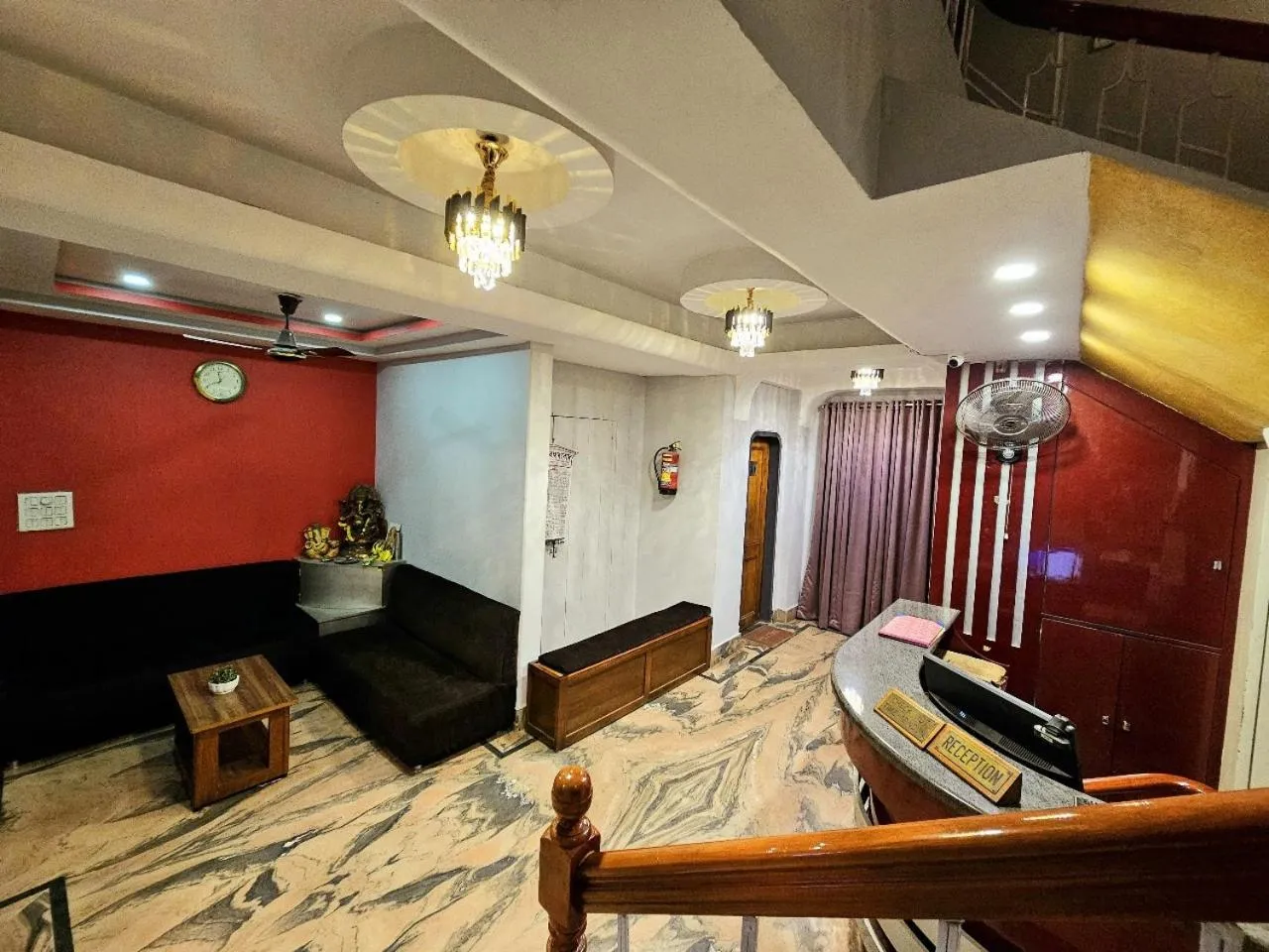 Lobby or reception in Hotel Vishal