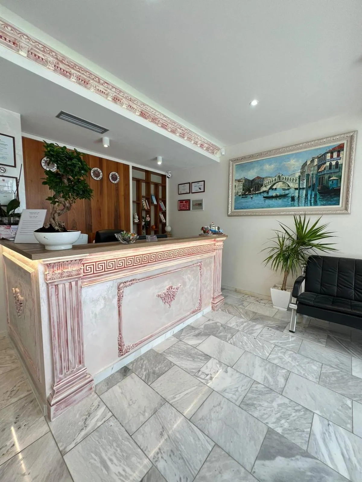 Lobby or reception in CLASS Hotel