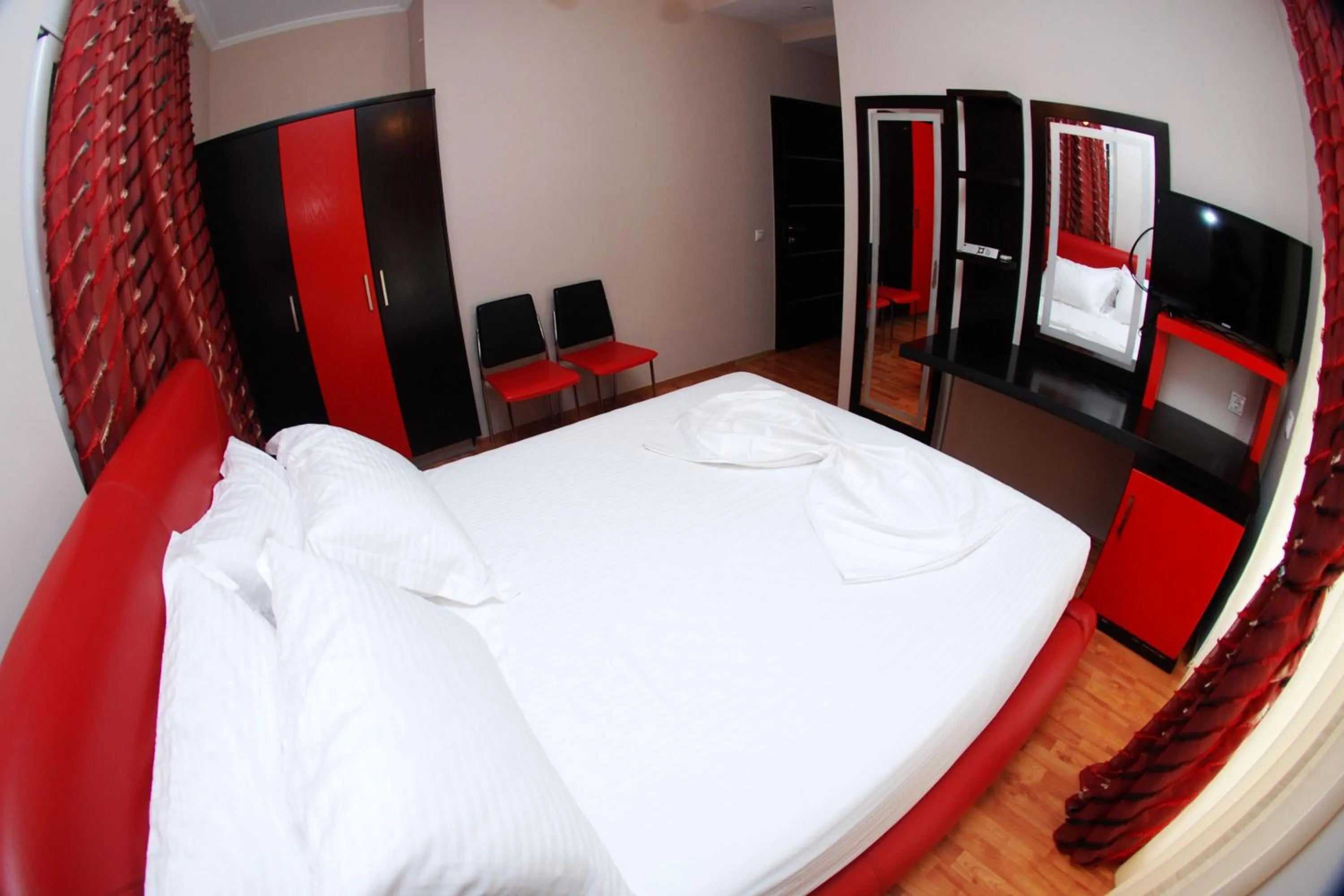 Bed in Hotel Ramo Saranda
