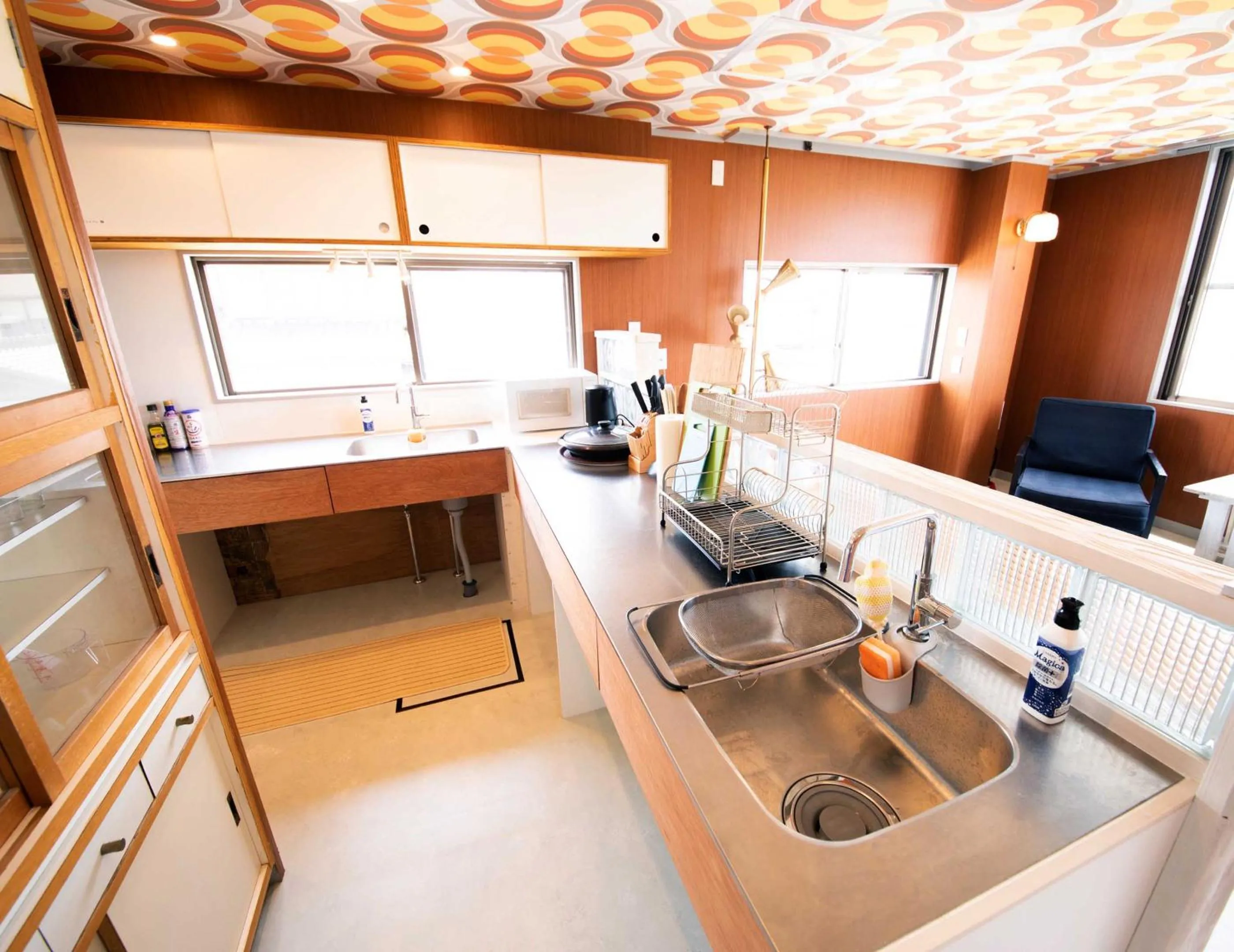 Kitchen or kitchenette in tune Hostel（ツネホステル館山）