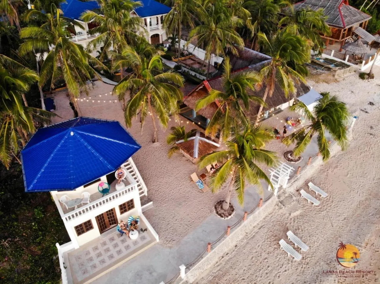 Bird's eye view in Lanas Beach Resort Carabao Island