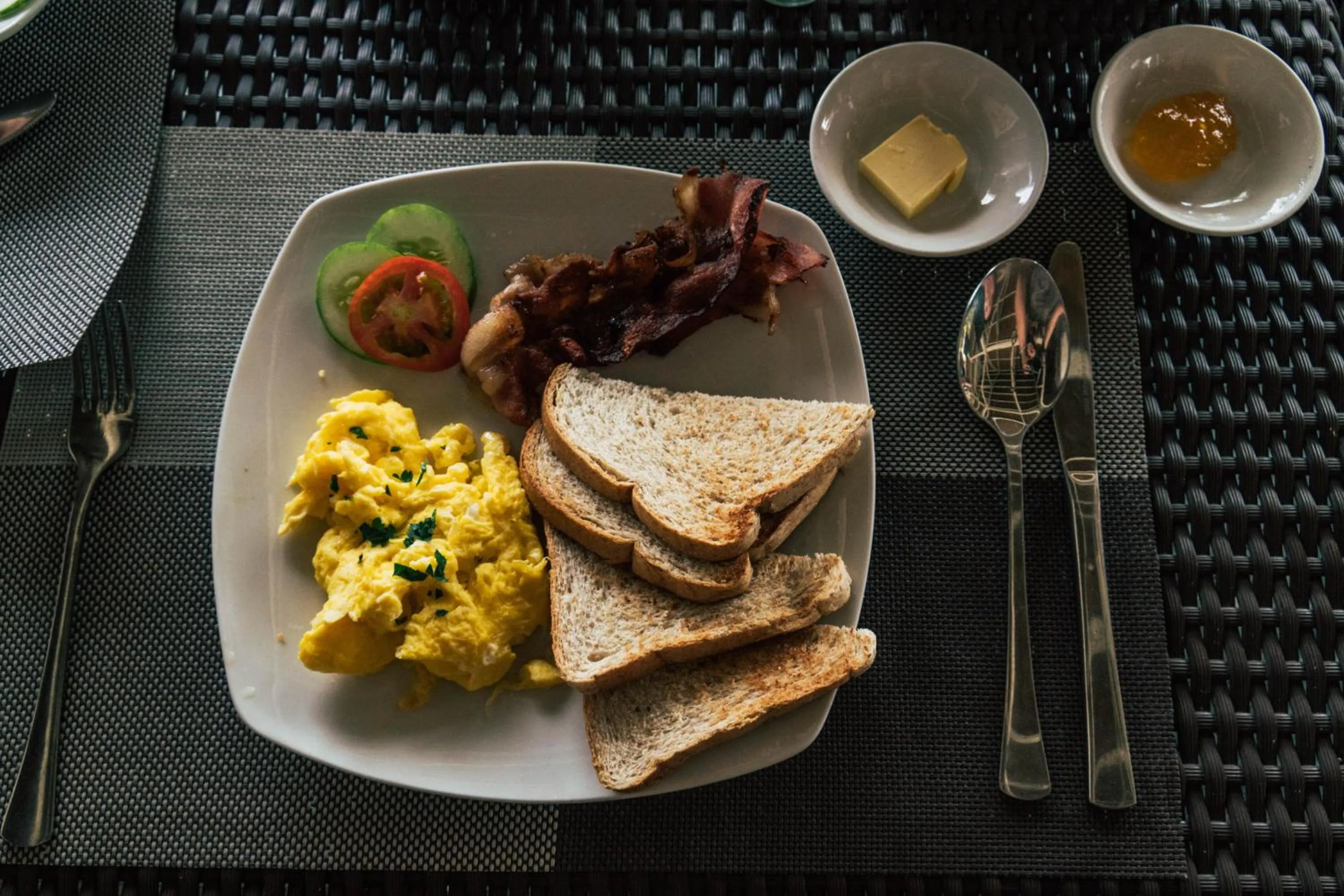 Food close-up in Lanas Beach Resort Carabao Island