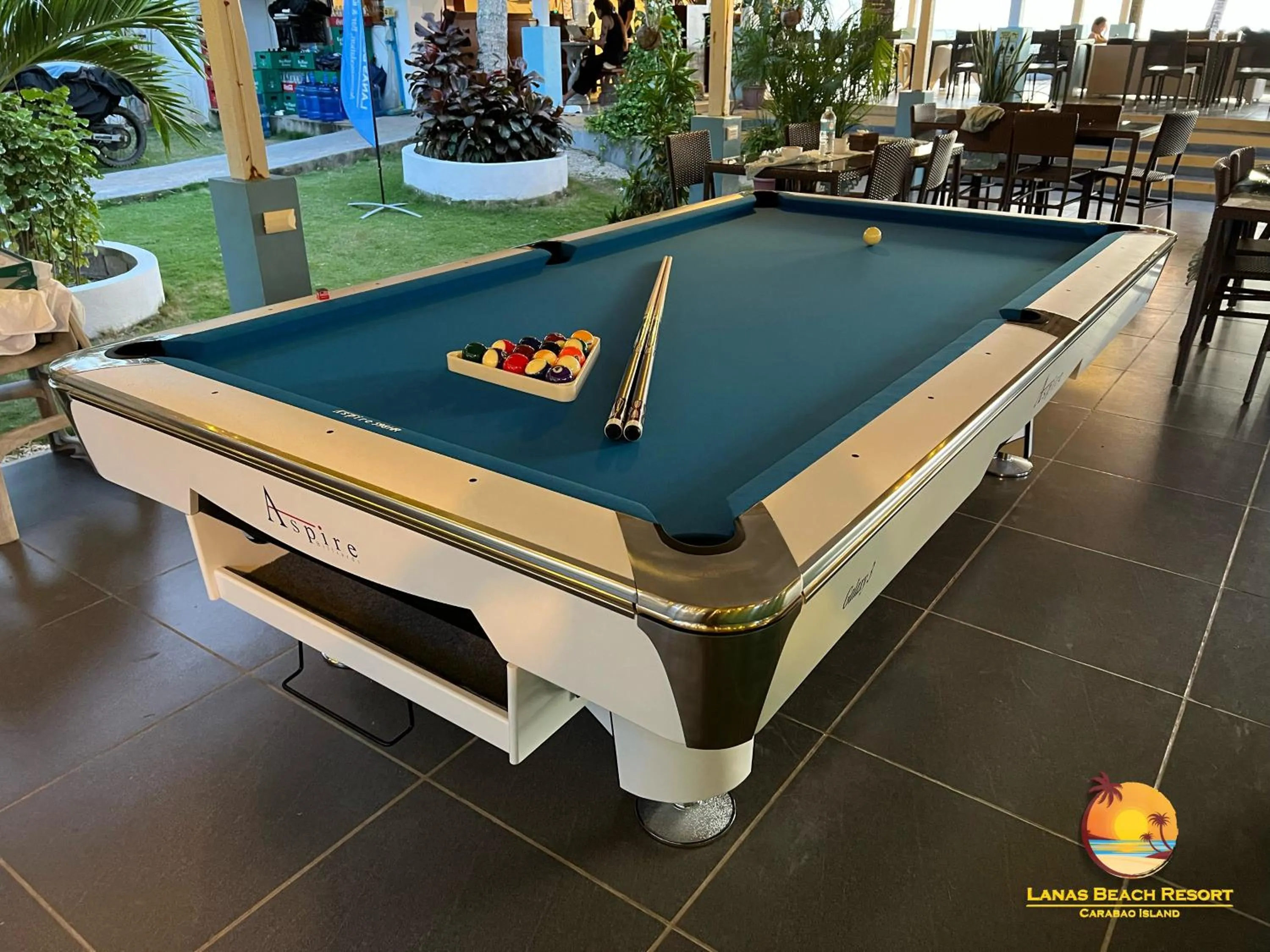 Billiard in Lanas Beach Resort Carabao Island