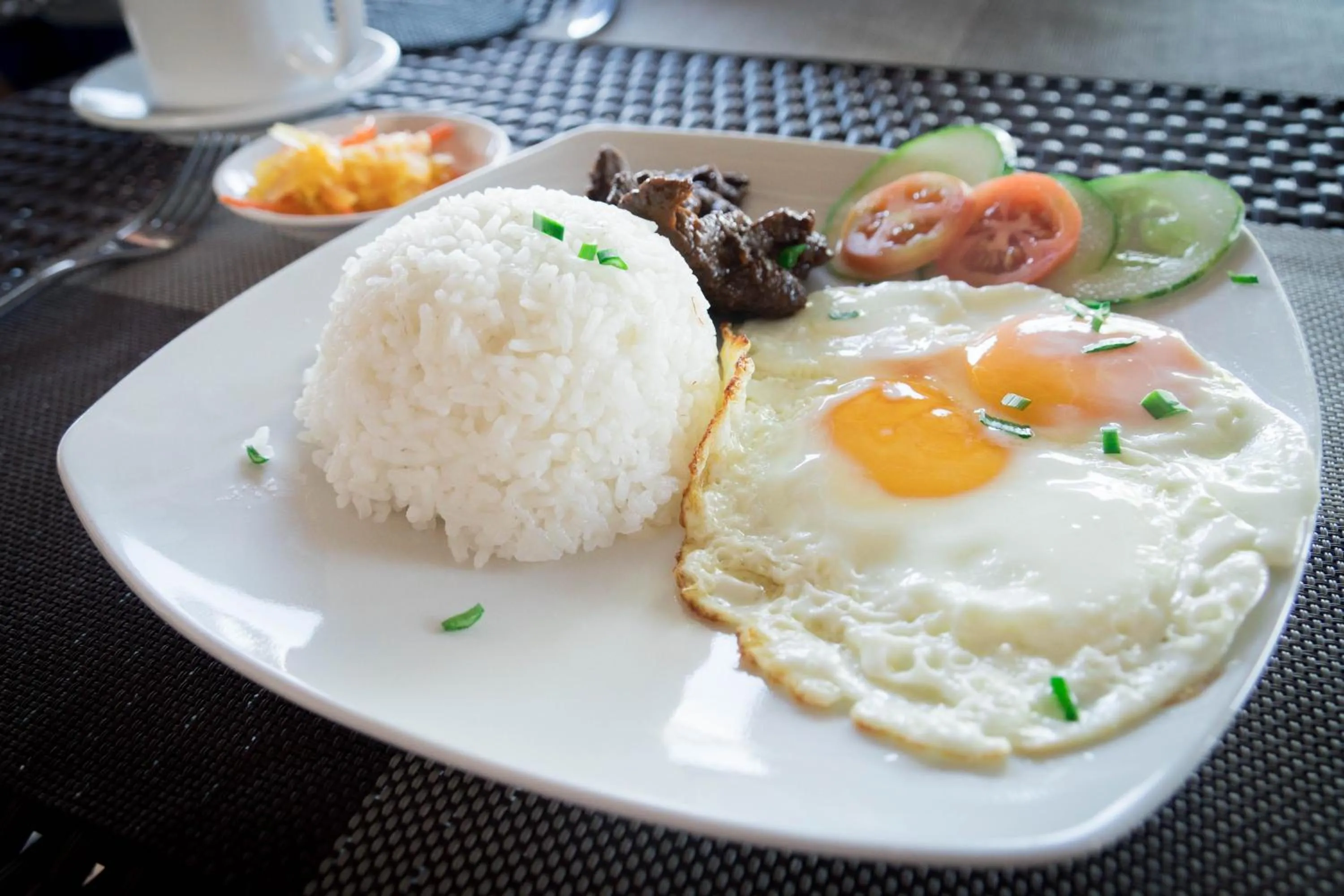 Food close-up in Lanas Beach Resort Carabao Island