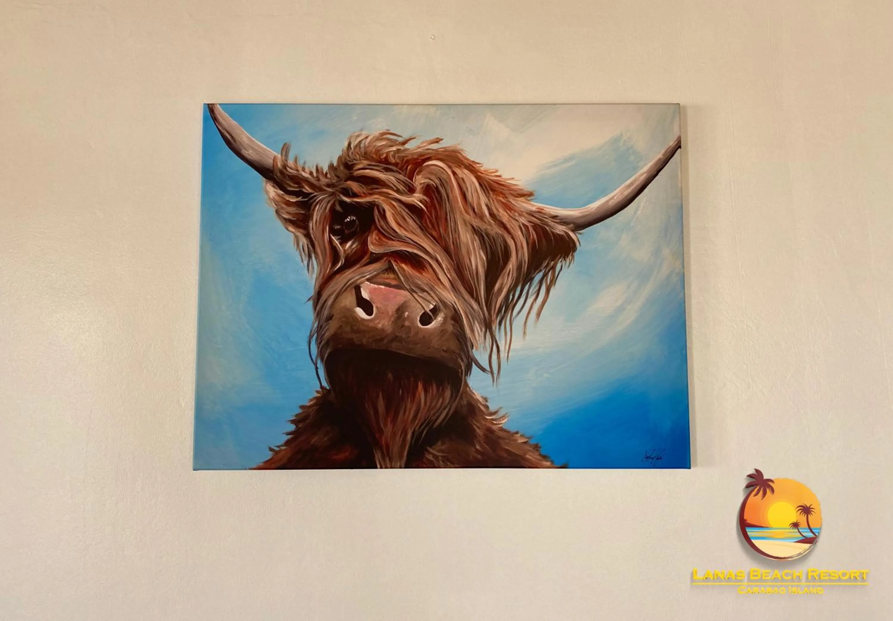 Decorative detail in Lanas Beach Resort Carabao Island