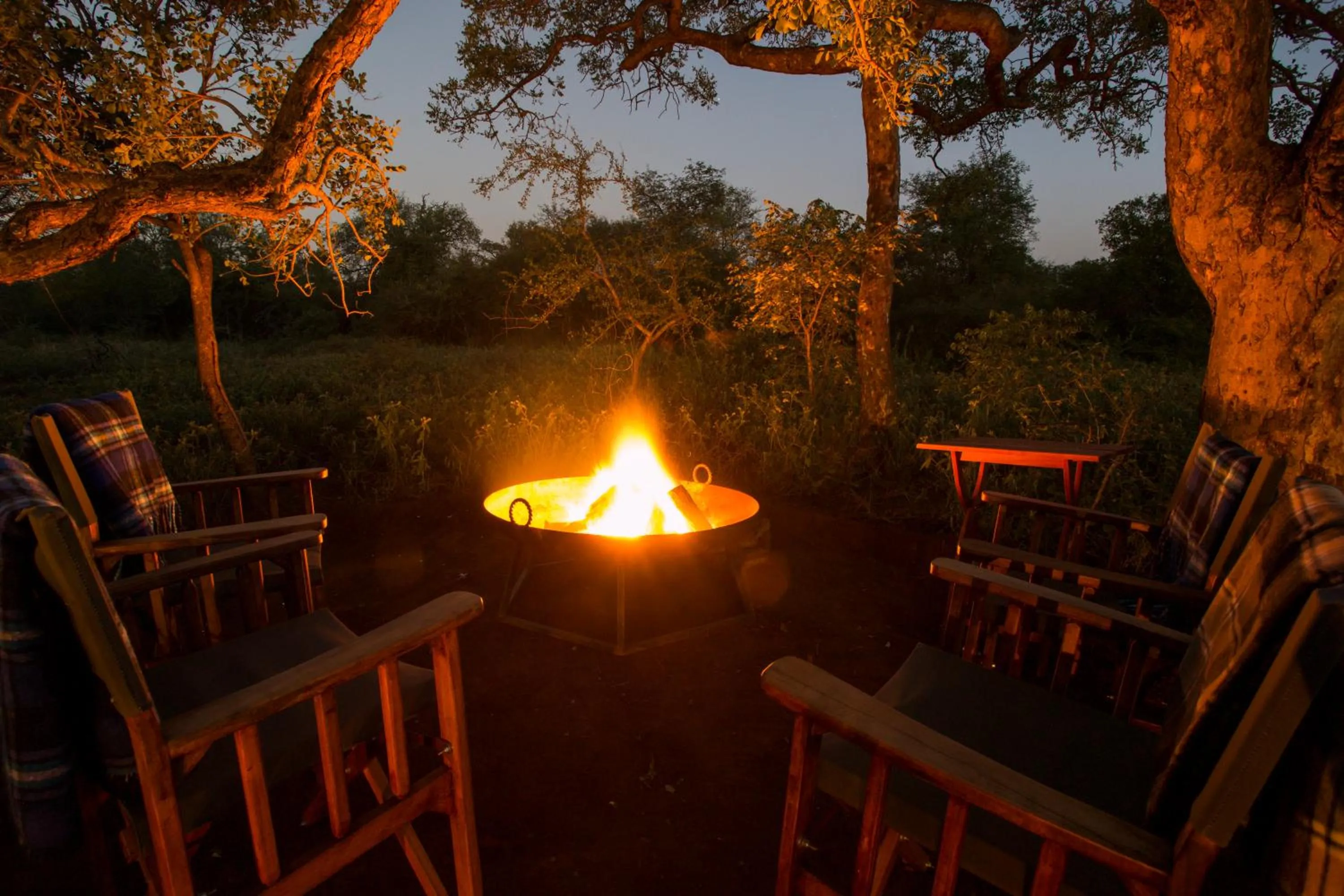 Patio in Moya Safari Villa