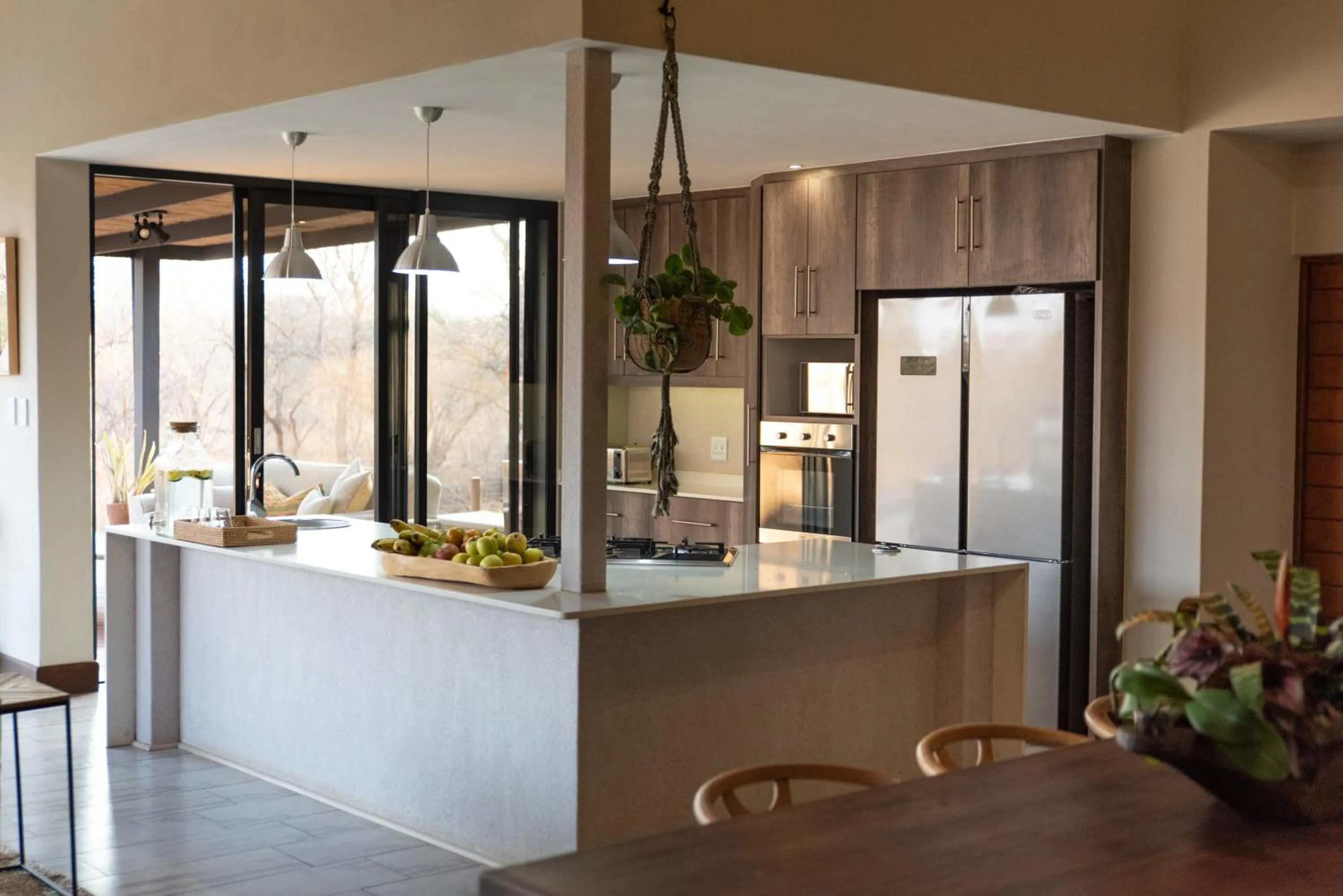 Kitchen or kitchenette in Moya Safari Villa