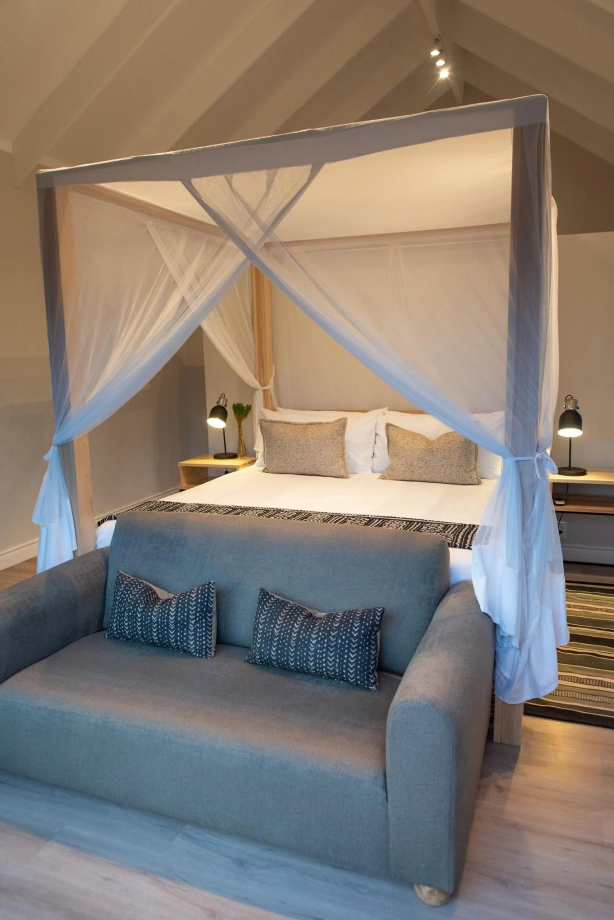 Bed in Moya Safari Villa