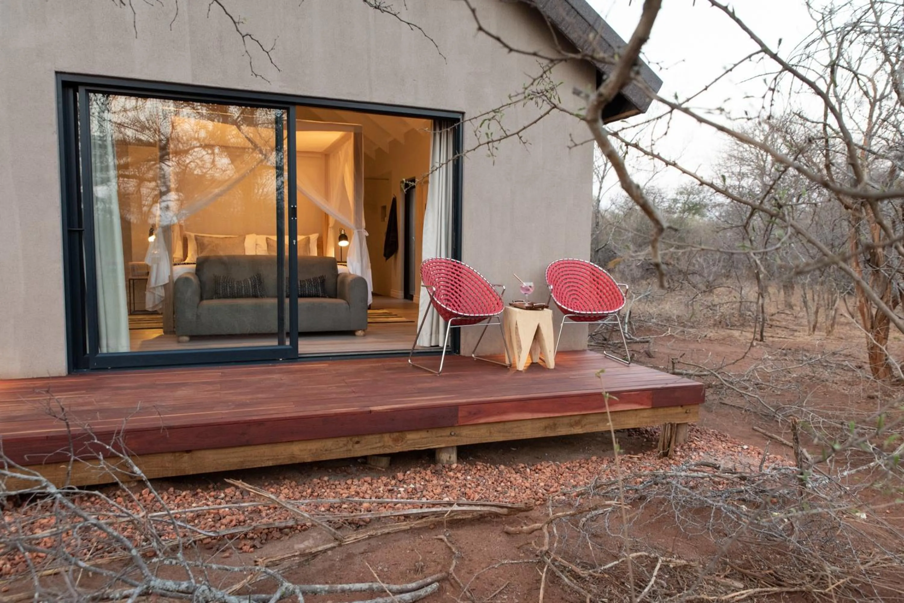 Patio in Moya Safari Villa