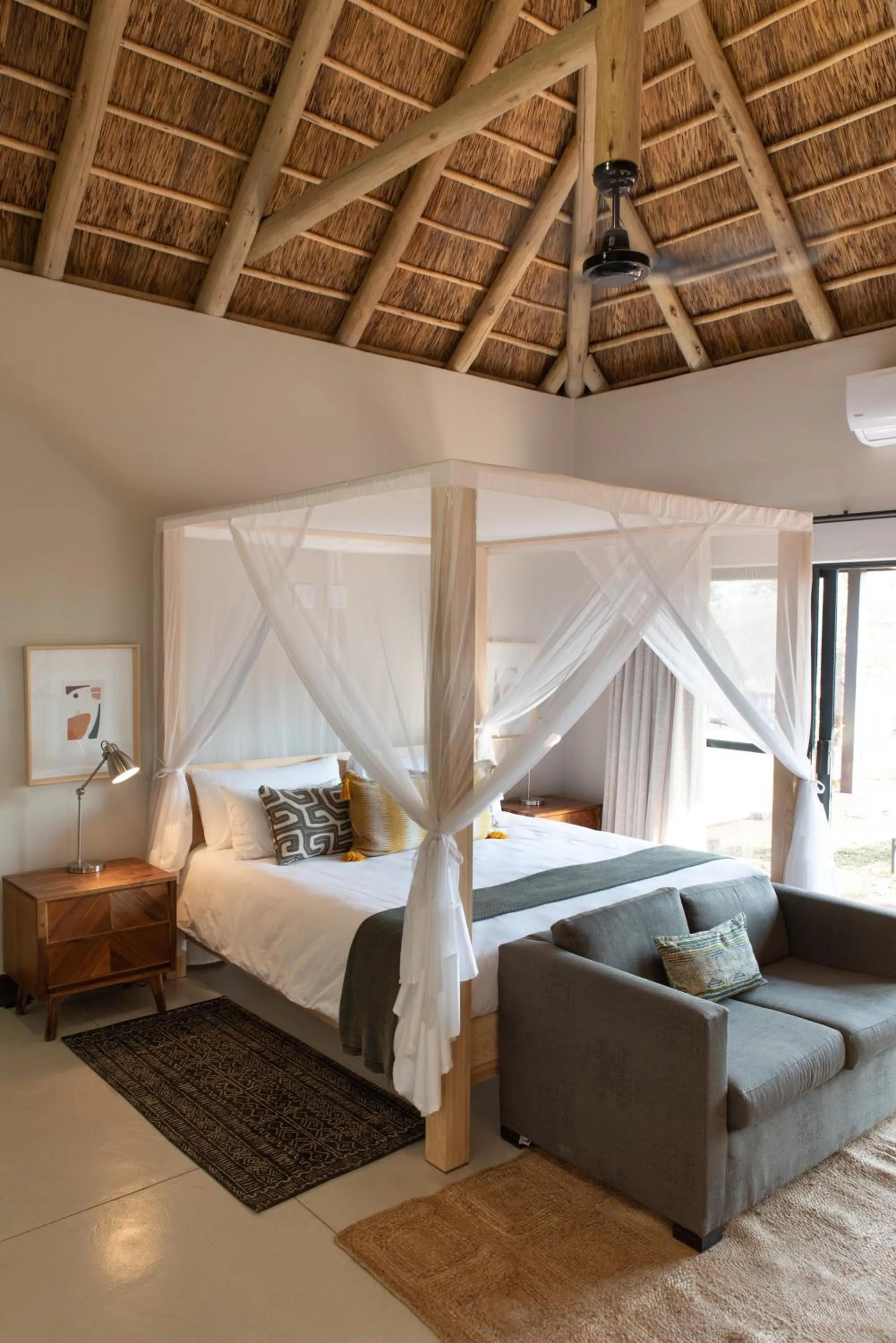 Bed in Moya Safari Villa