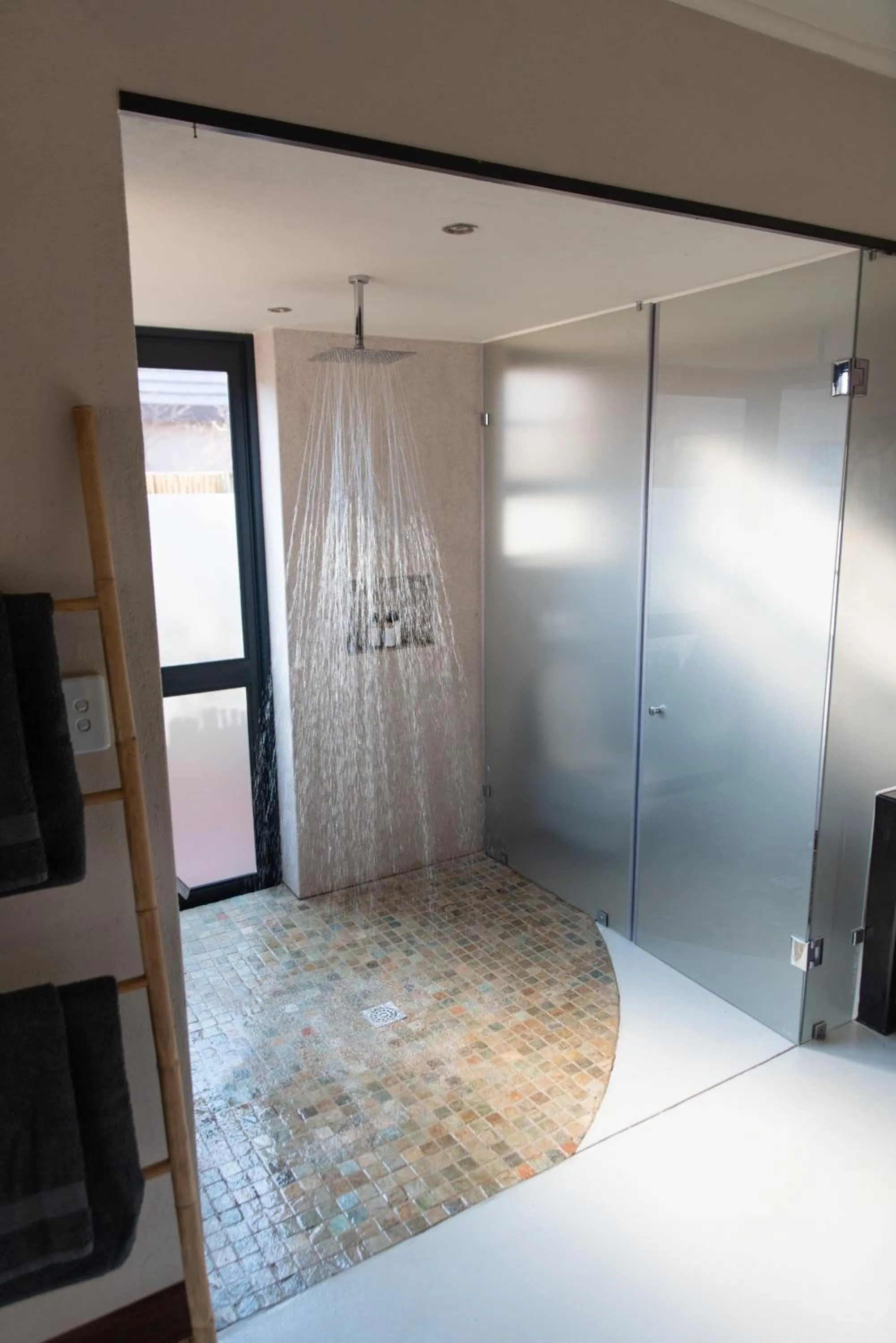 Shower in Moya Safari Villa