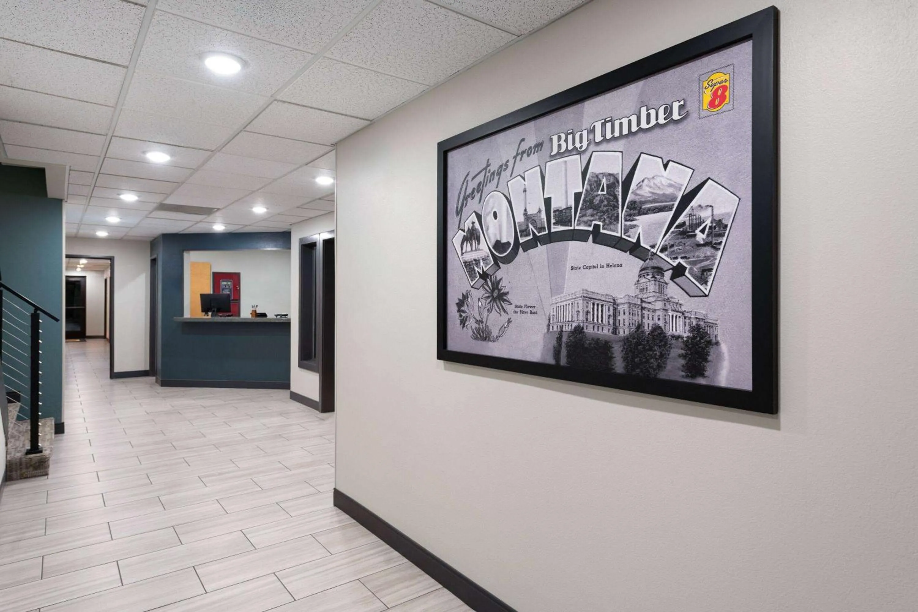 Lobby or reception in Super 8 by Wyndham Big Timber