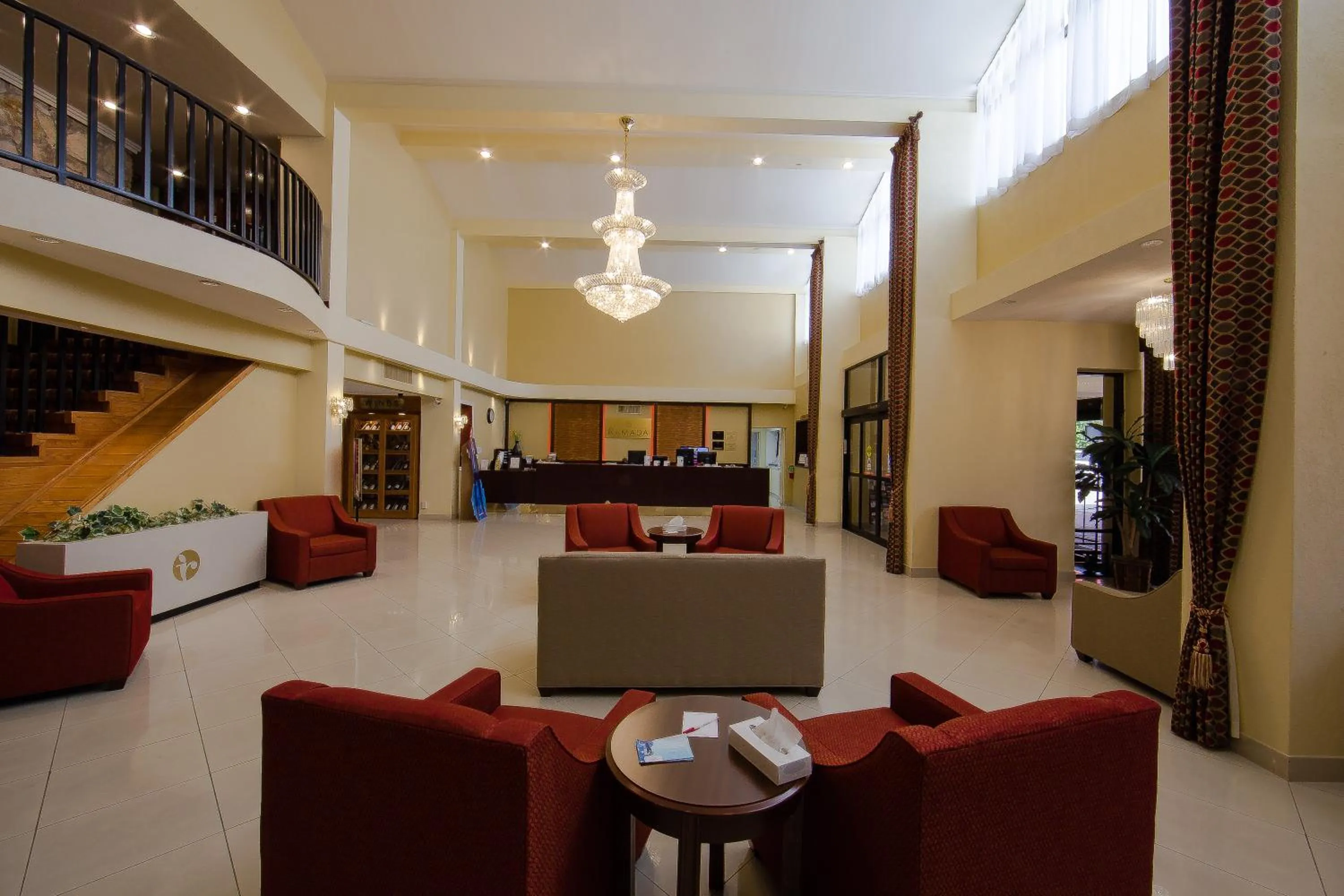 Lobby or reception in Ramada by Wyndham Houston Intercontinental Airport East