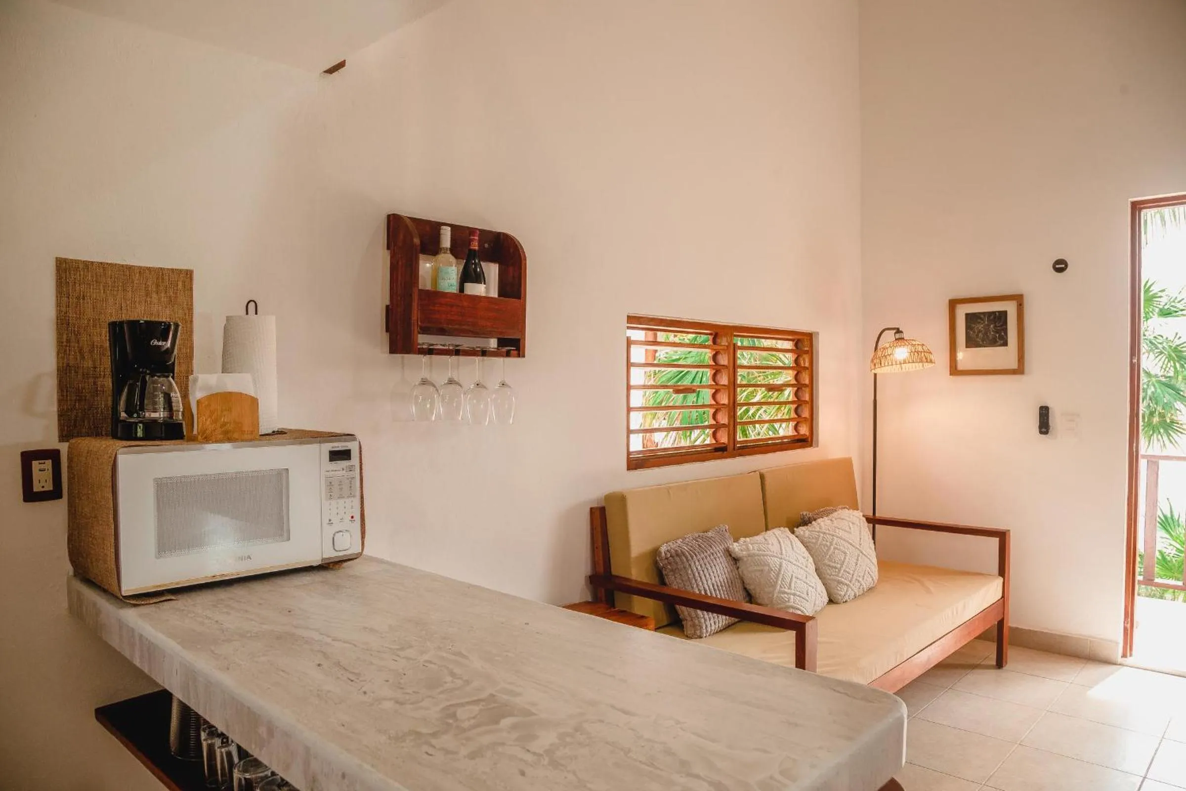 Kitchen or kitchenette in Casa Colibrí Tankah