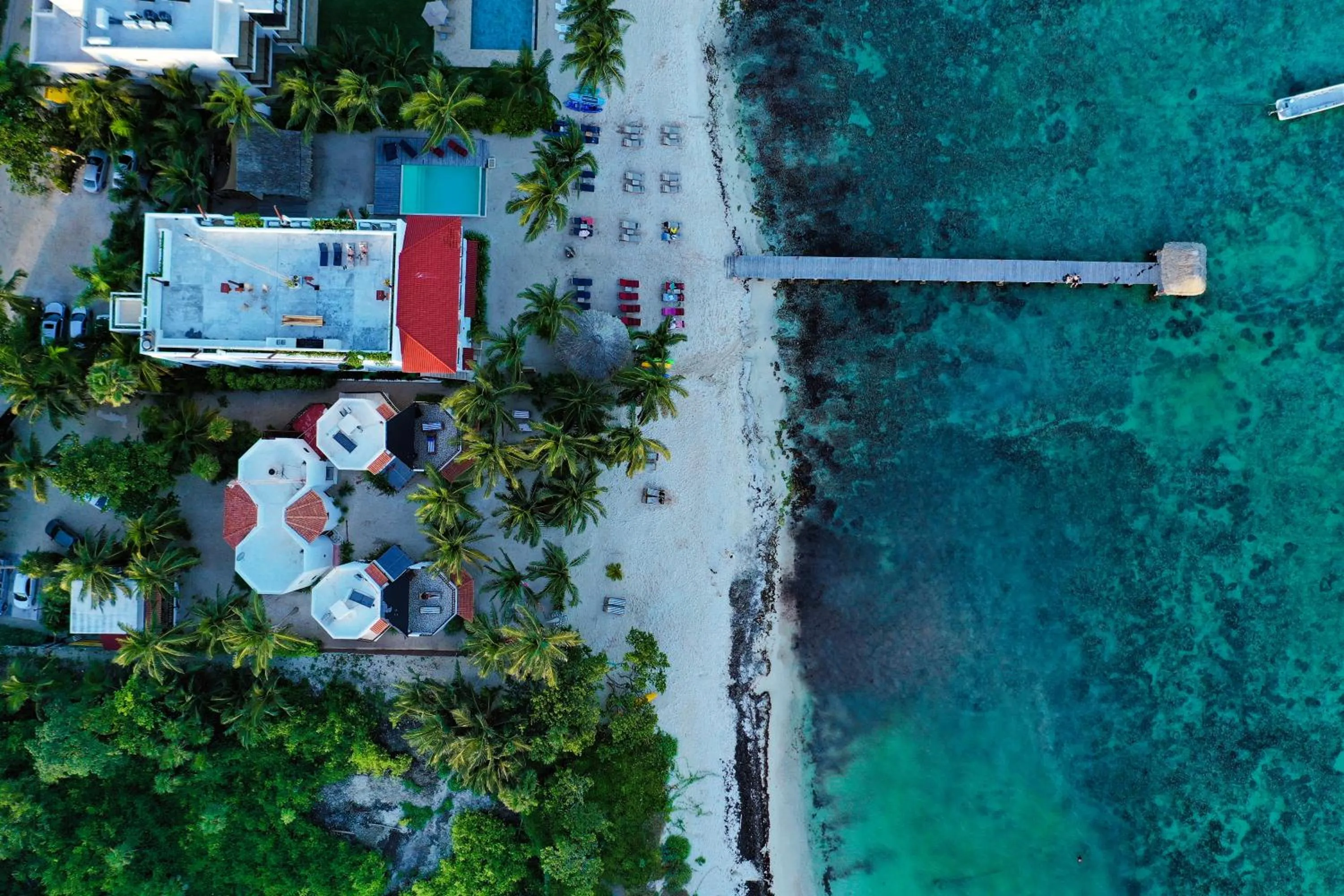 Property building in Casa Colibrí Tankah