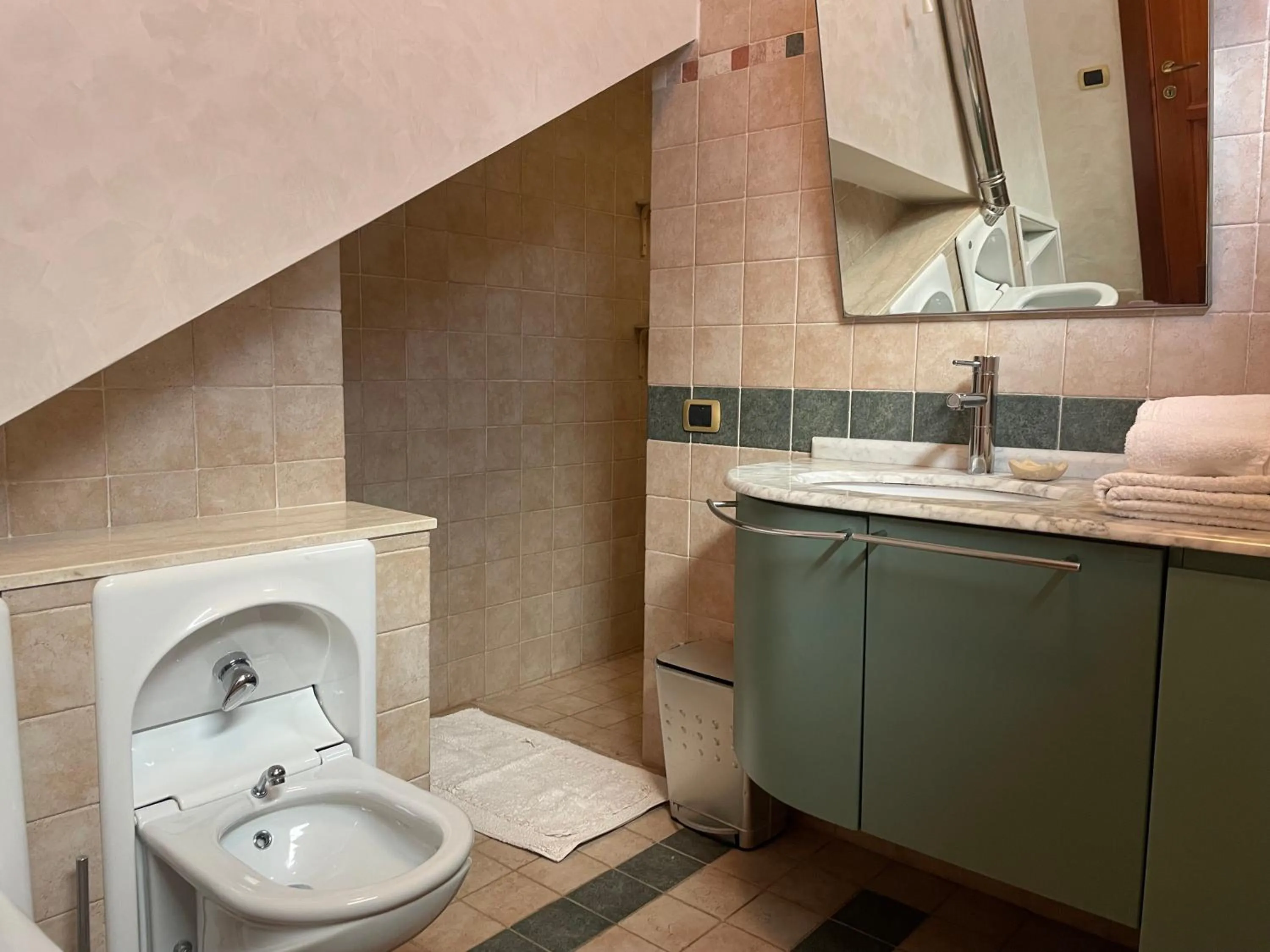 Shower in B&b Ophelia