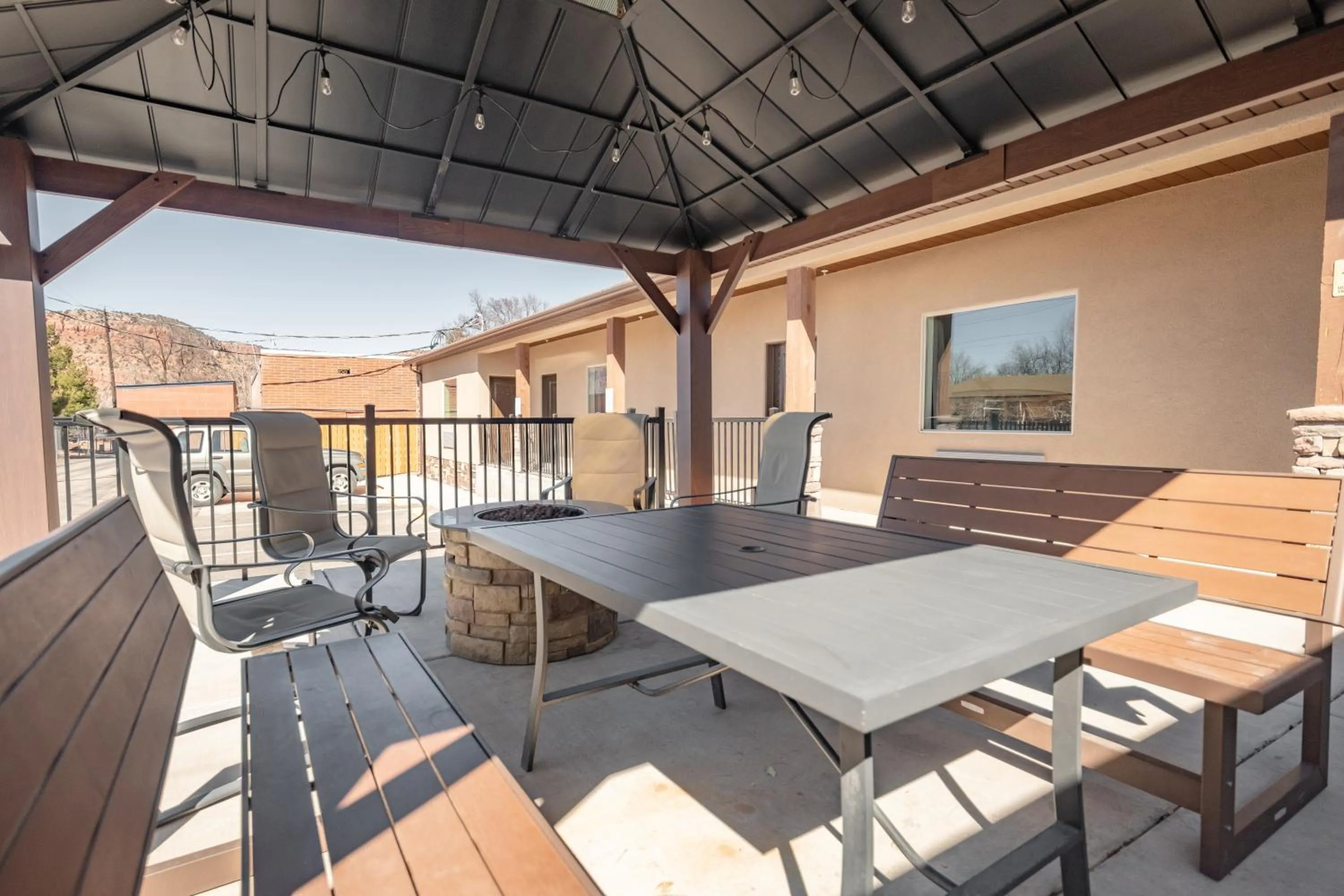 Patio in Kanab Suites