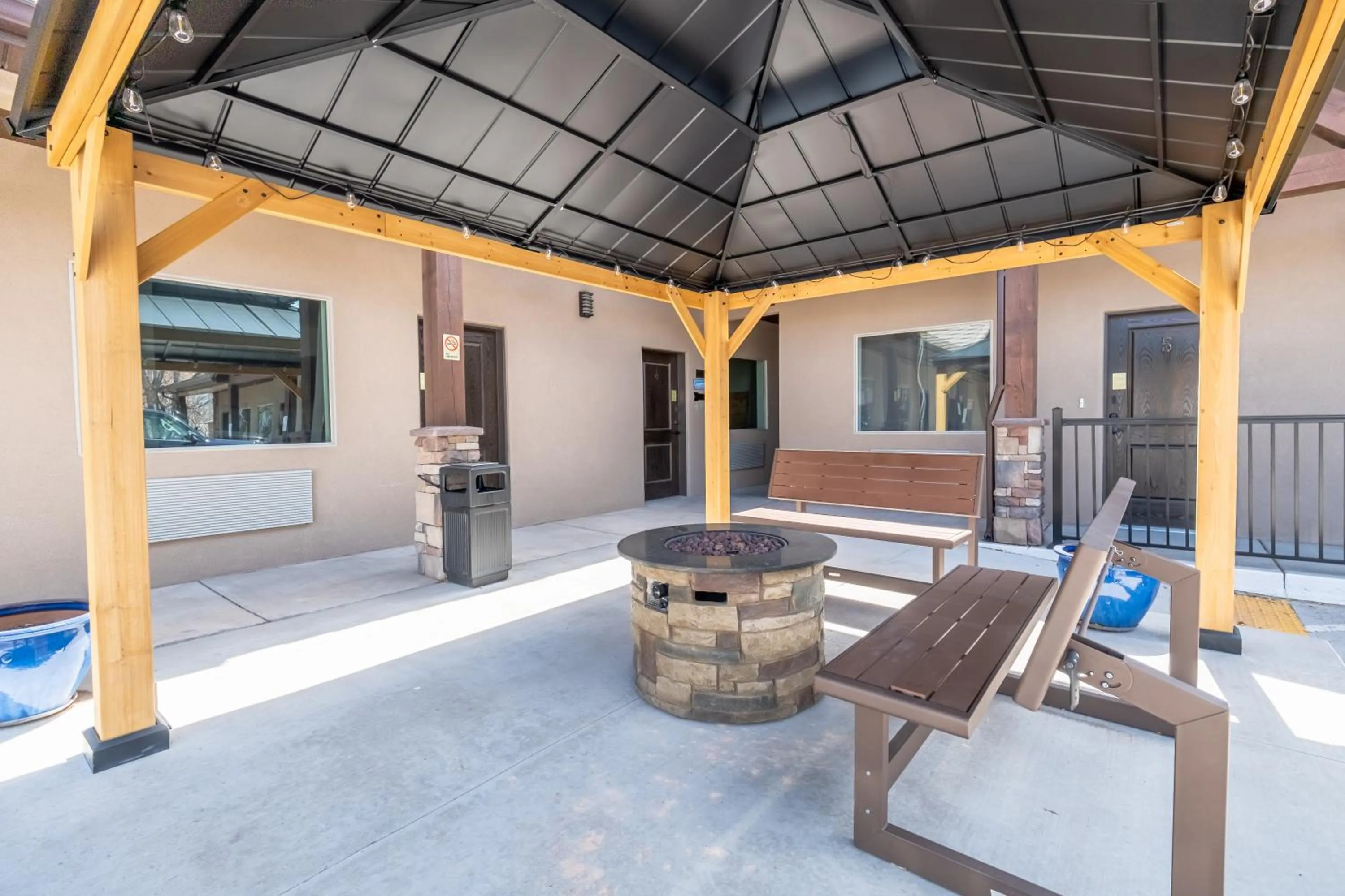 Patio in Kanab Suites
