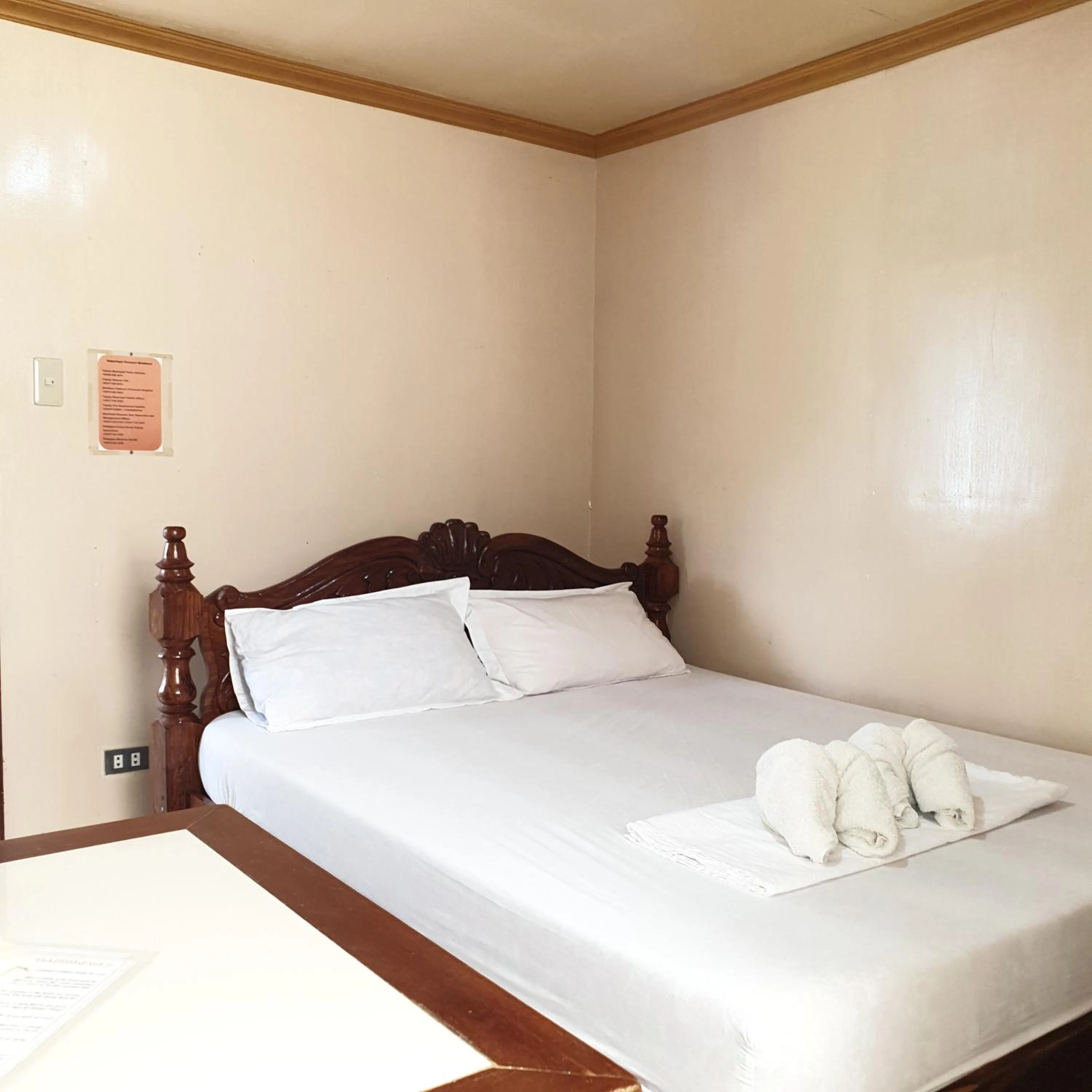 Bed in D'MESA Seacretlodge and Restaurant